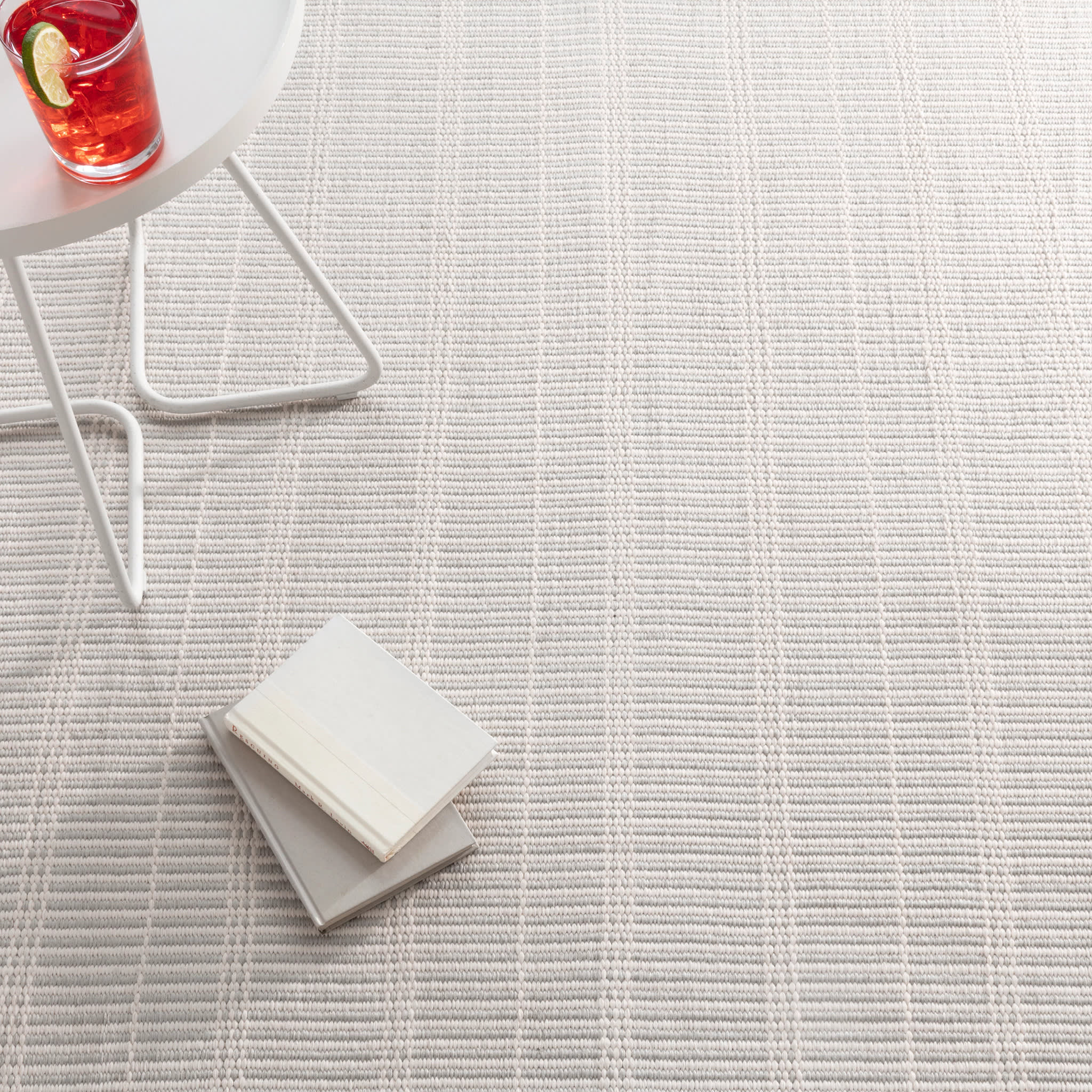 Marlo Platinum Handwoven Indoor/Outdoor Rug