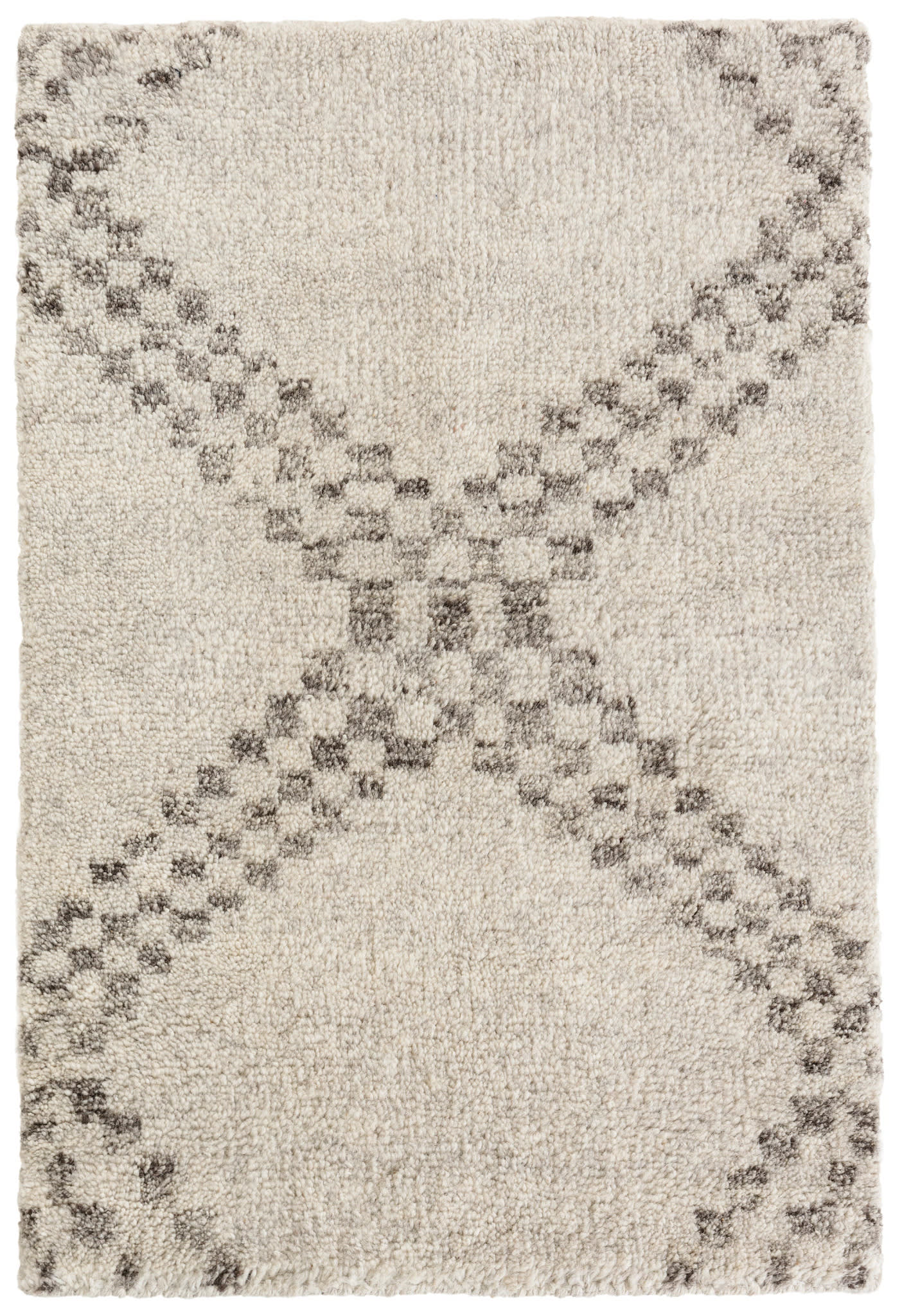 Zillah Grey Hand Knotted Wool Rug