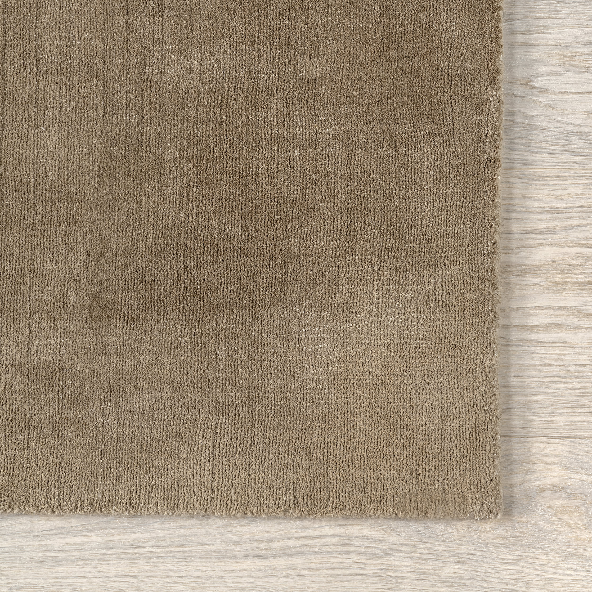 Arrel Speckled Wool-Blend Rug | Fawn