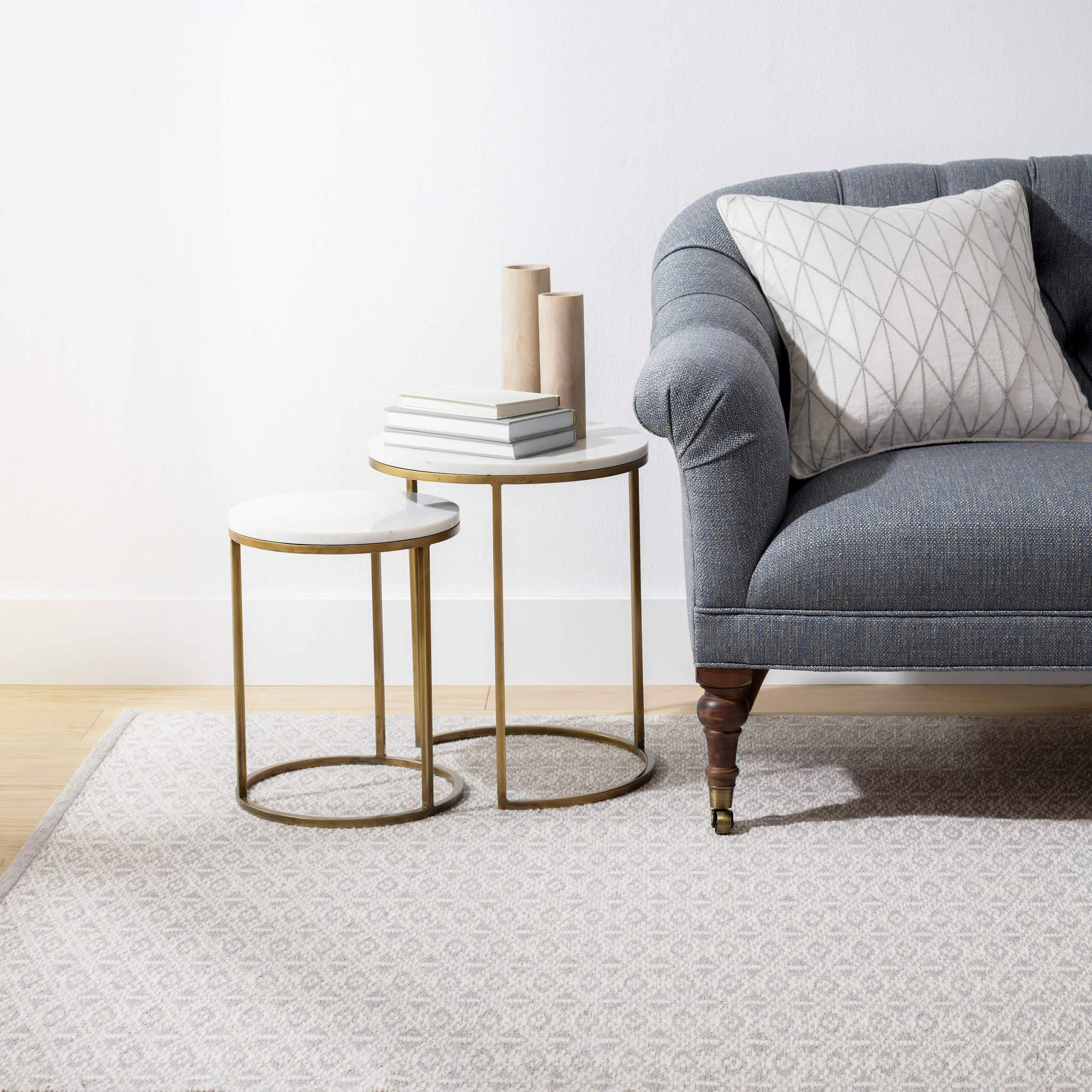 Bare Grey Handwoven Cotton Rug