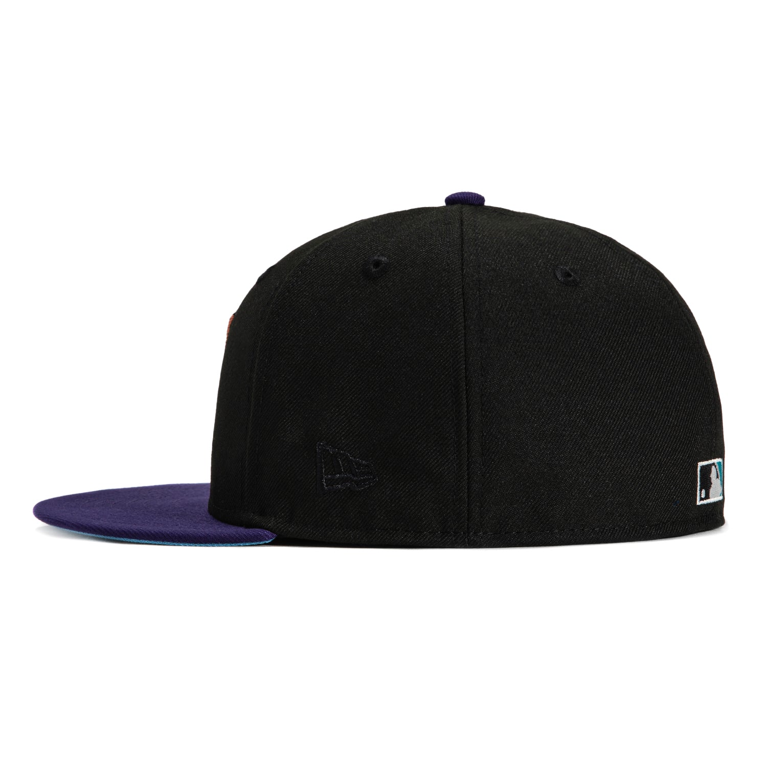 New Era 59Fifty Arizona Diamondbacks Chase Field Patch Upside Hat - Black, Purple