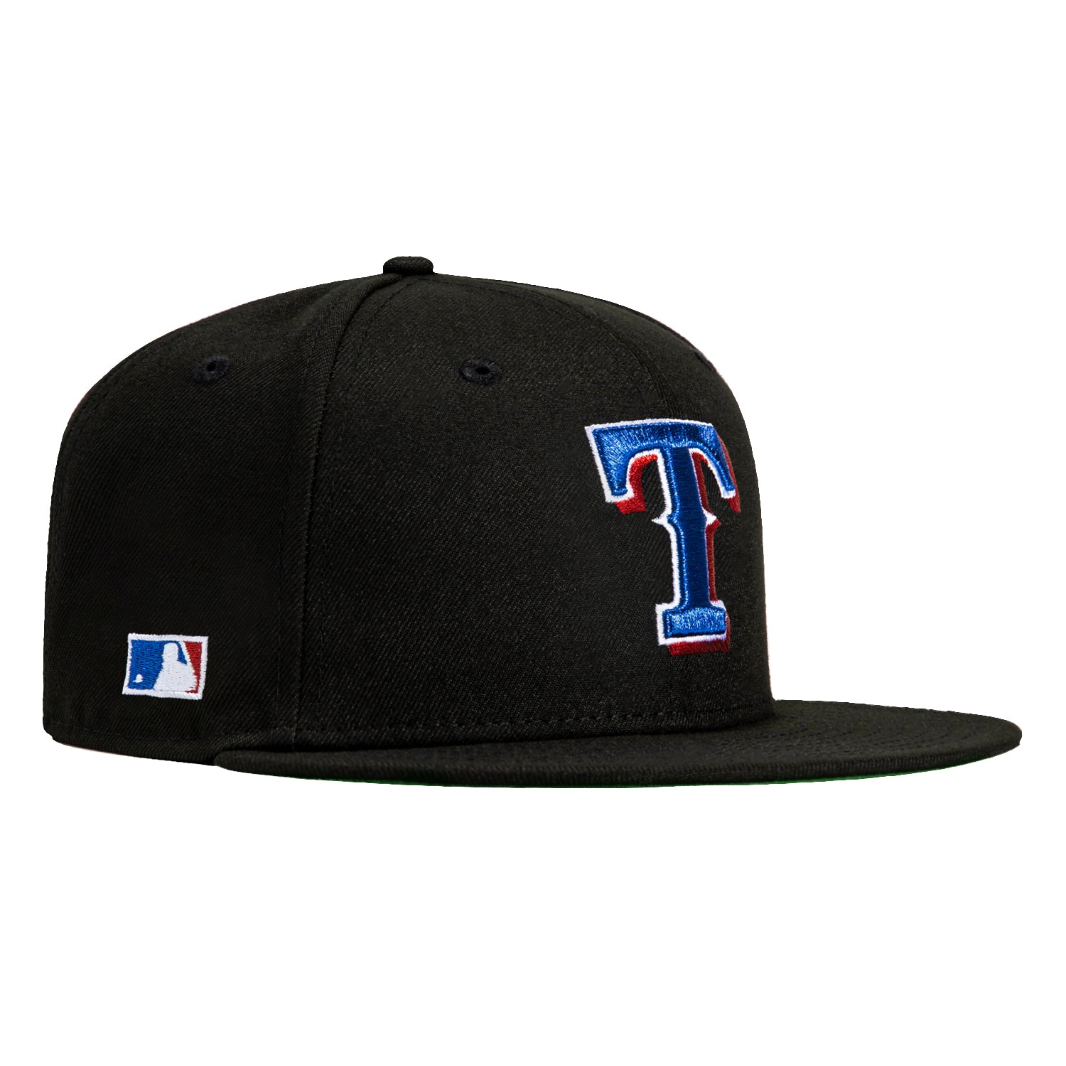 New Era 59Fifty Batty Texas Rangers Batterman Logo Patch Hat - Black