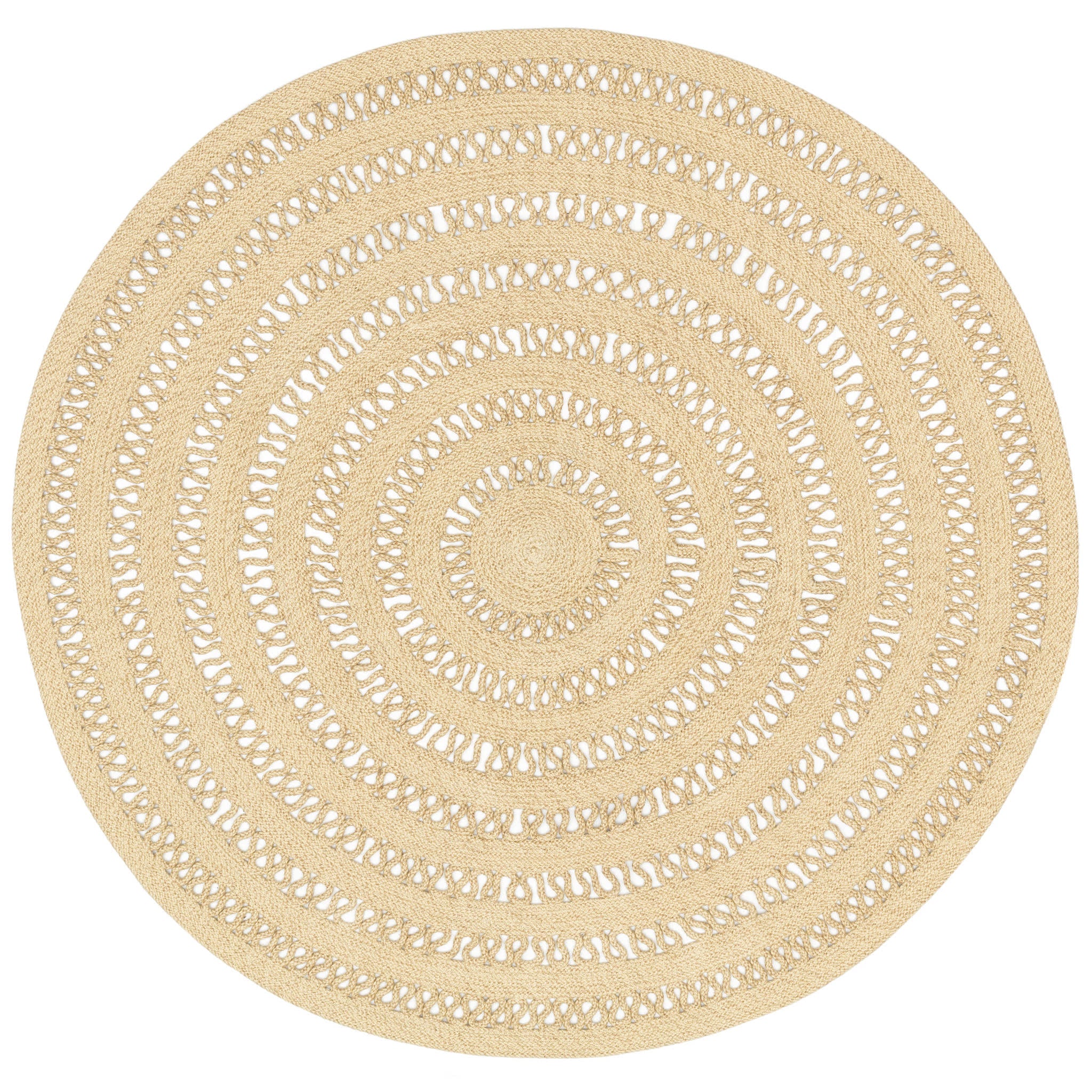 Bowline Natural Handwoven Indoor/Outdoor Round Rug