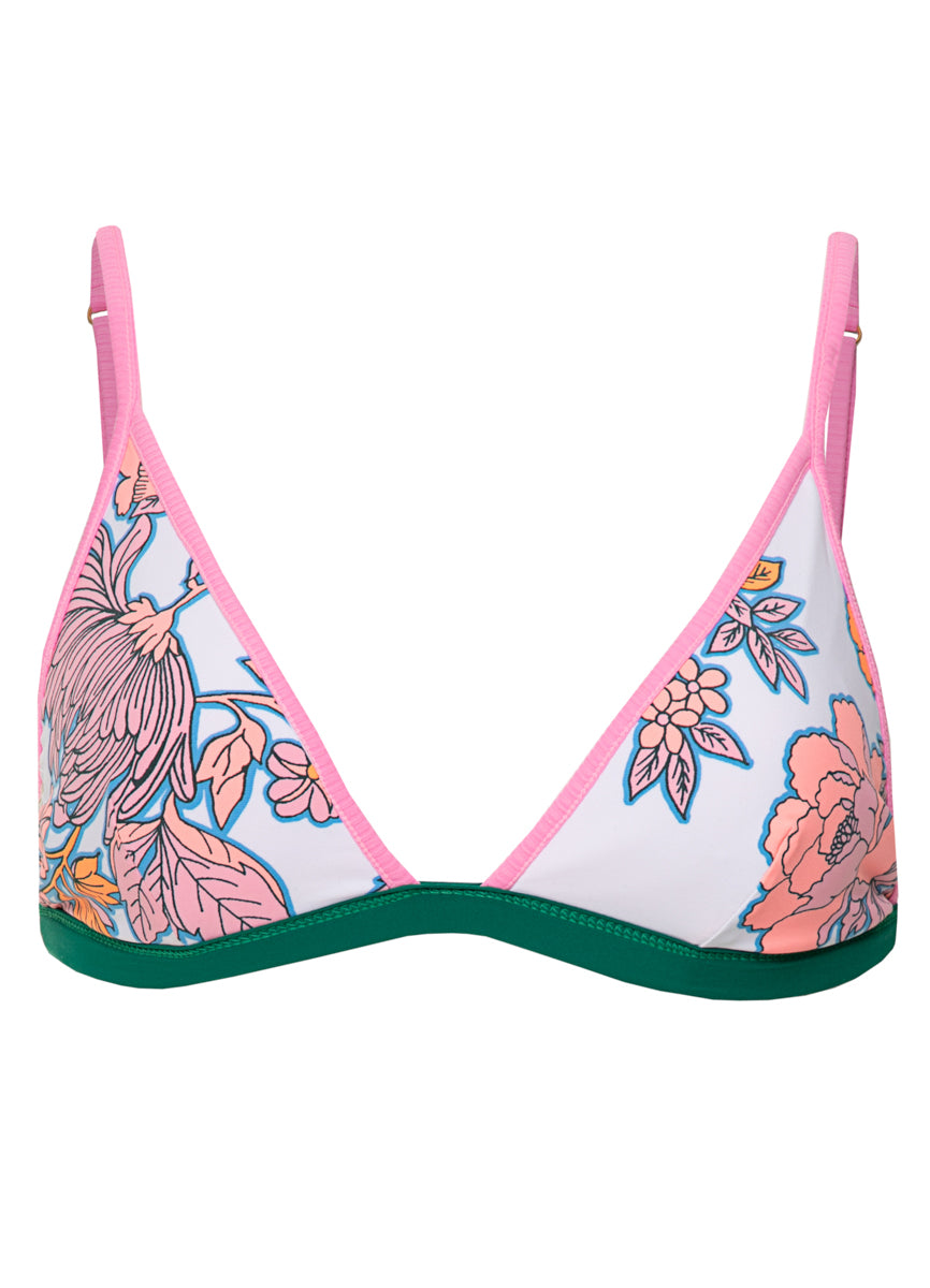 Maaji Strawberry Breeze Genuine Fixed Triangle Bikini Top