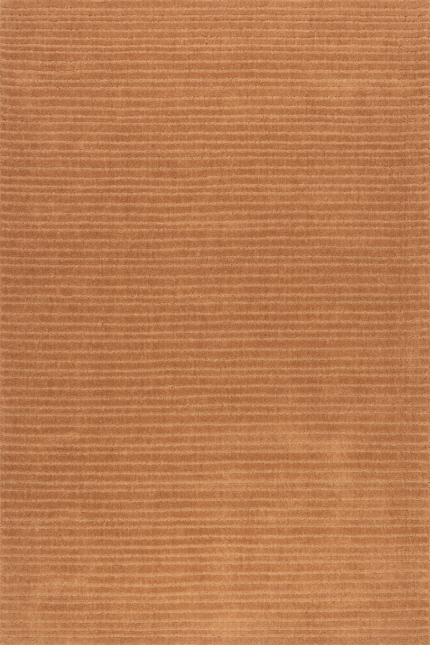 Southwest Striped Wool Rug | Rust