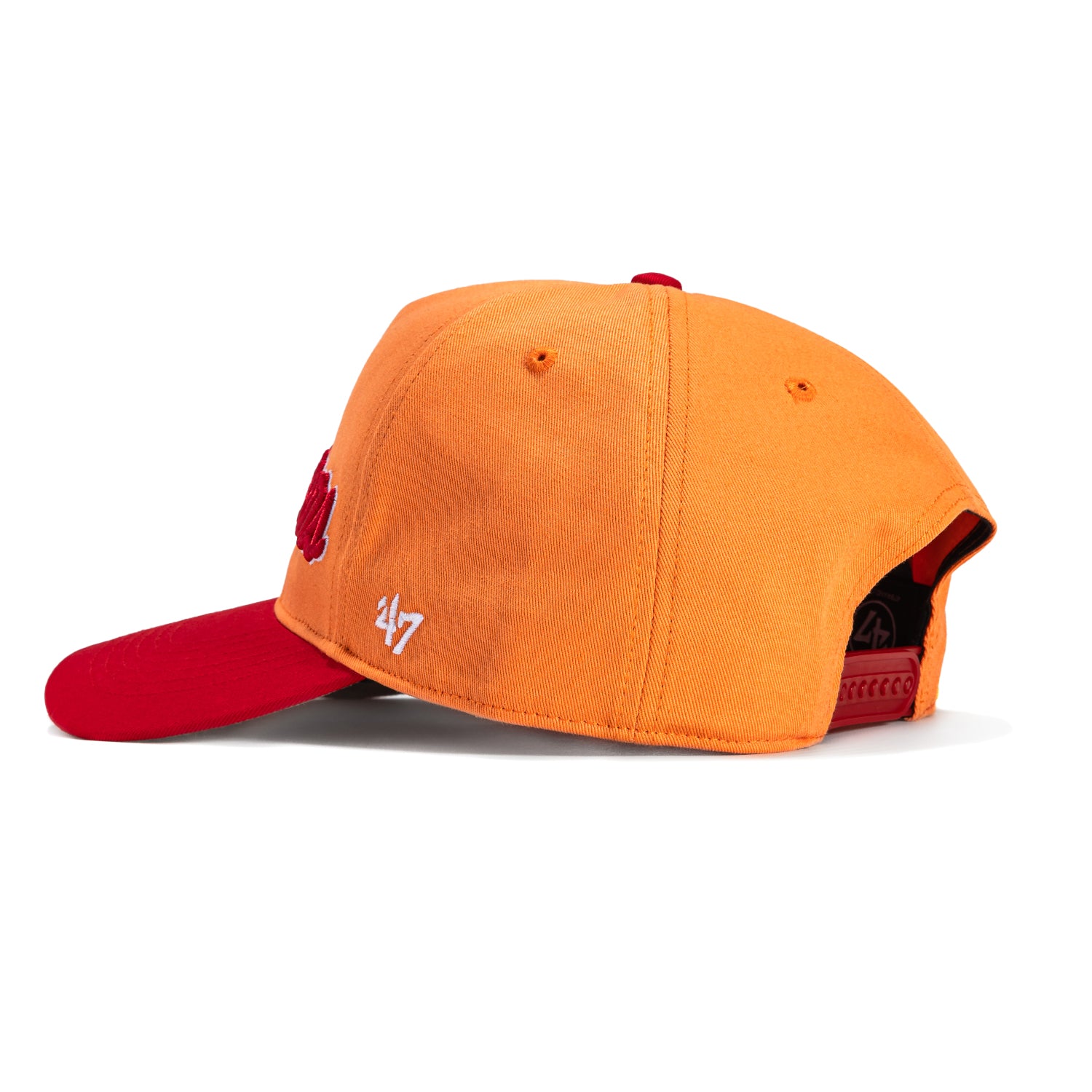 47 Brand Hitch Crosstown Tampa Bay Buccaneers Snapback Script Hat - Orange, Red