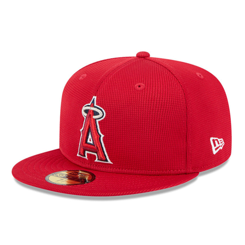 New Era 59Fifty Los Angeles Angels 2025 Spring Training Patch Hat - Red