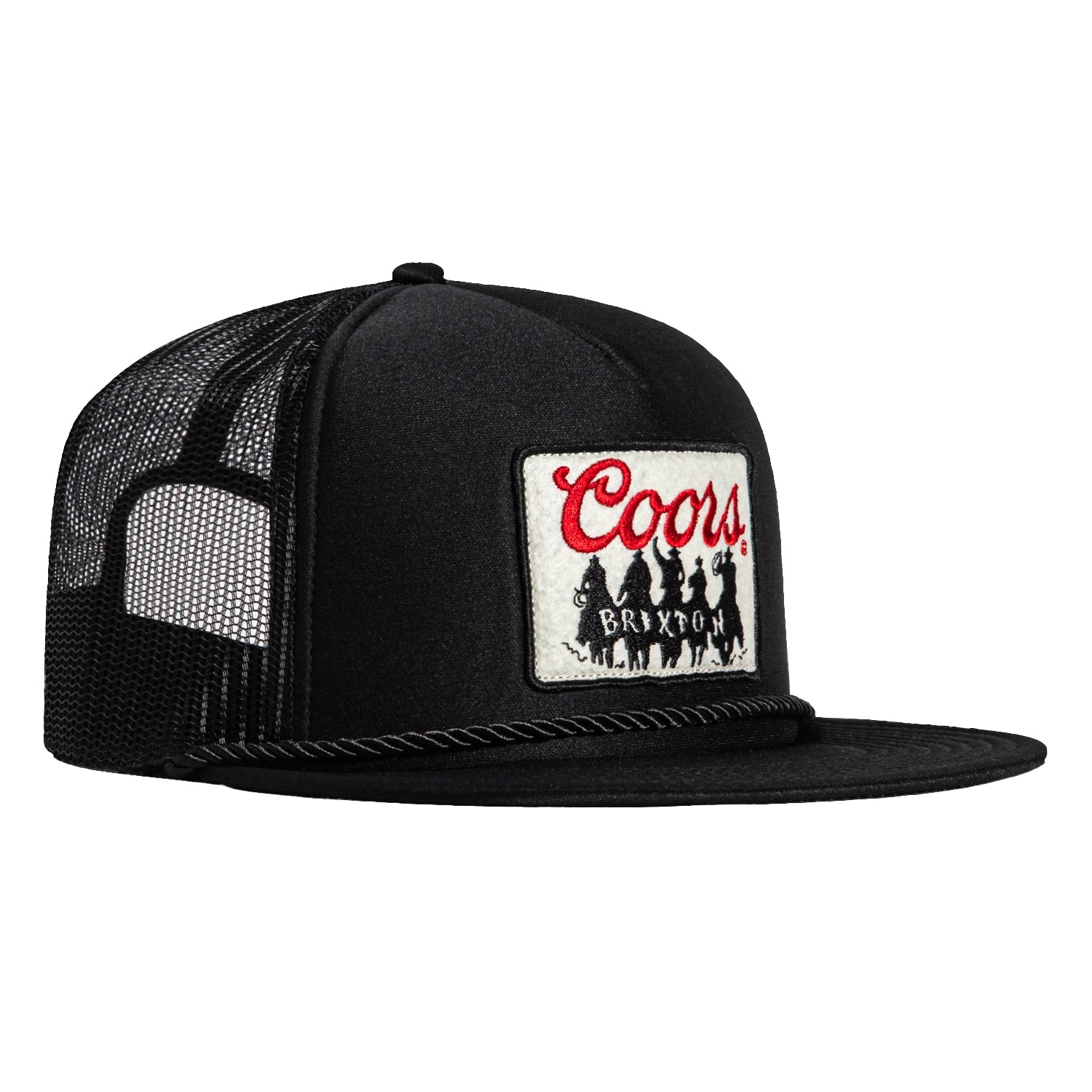 Brixton x Coors Bandit Foam Trucker Snapback Hat - Black