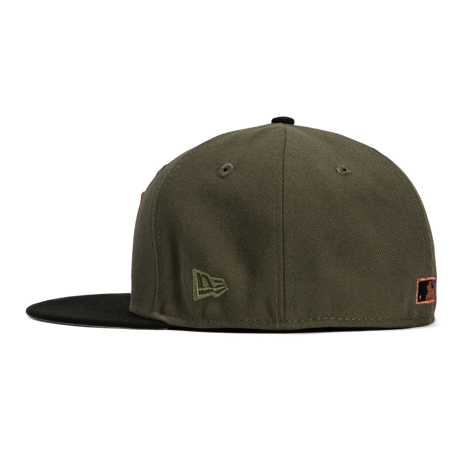 New Era 59Fifty Arizona Diamondbacks Inaugural Patch Upside Down Hat - Olive, Black, Purple