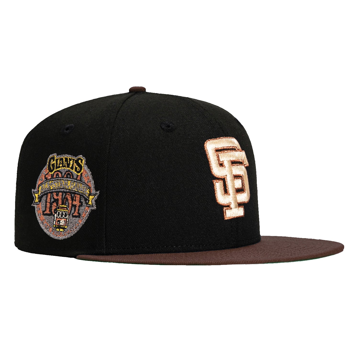 New Era 59Fifty San Francisco Giants 1984 All Star Game Patch Hat - Black, Brown