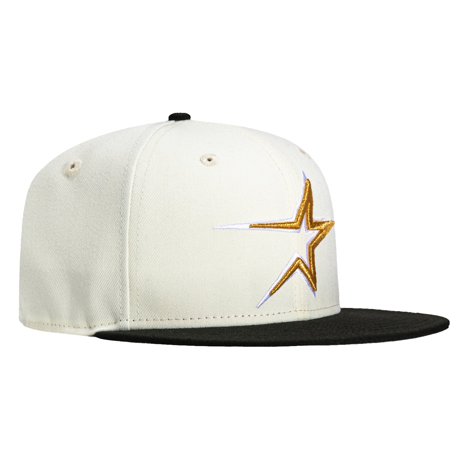 New Era 9Fifty Houston Astros Snapback Hat - White, Black