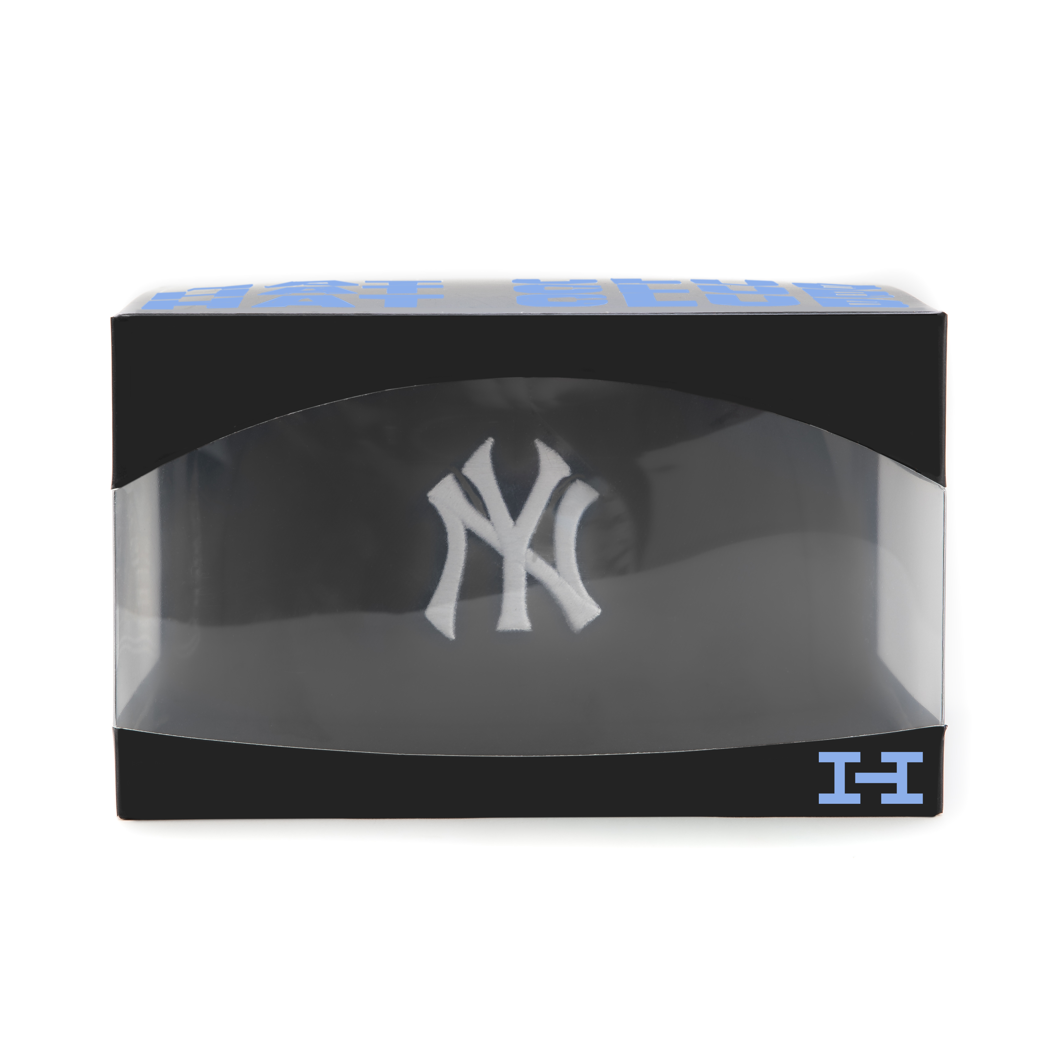 Hat Club Display Box - Black, Light Blue