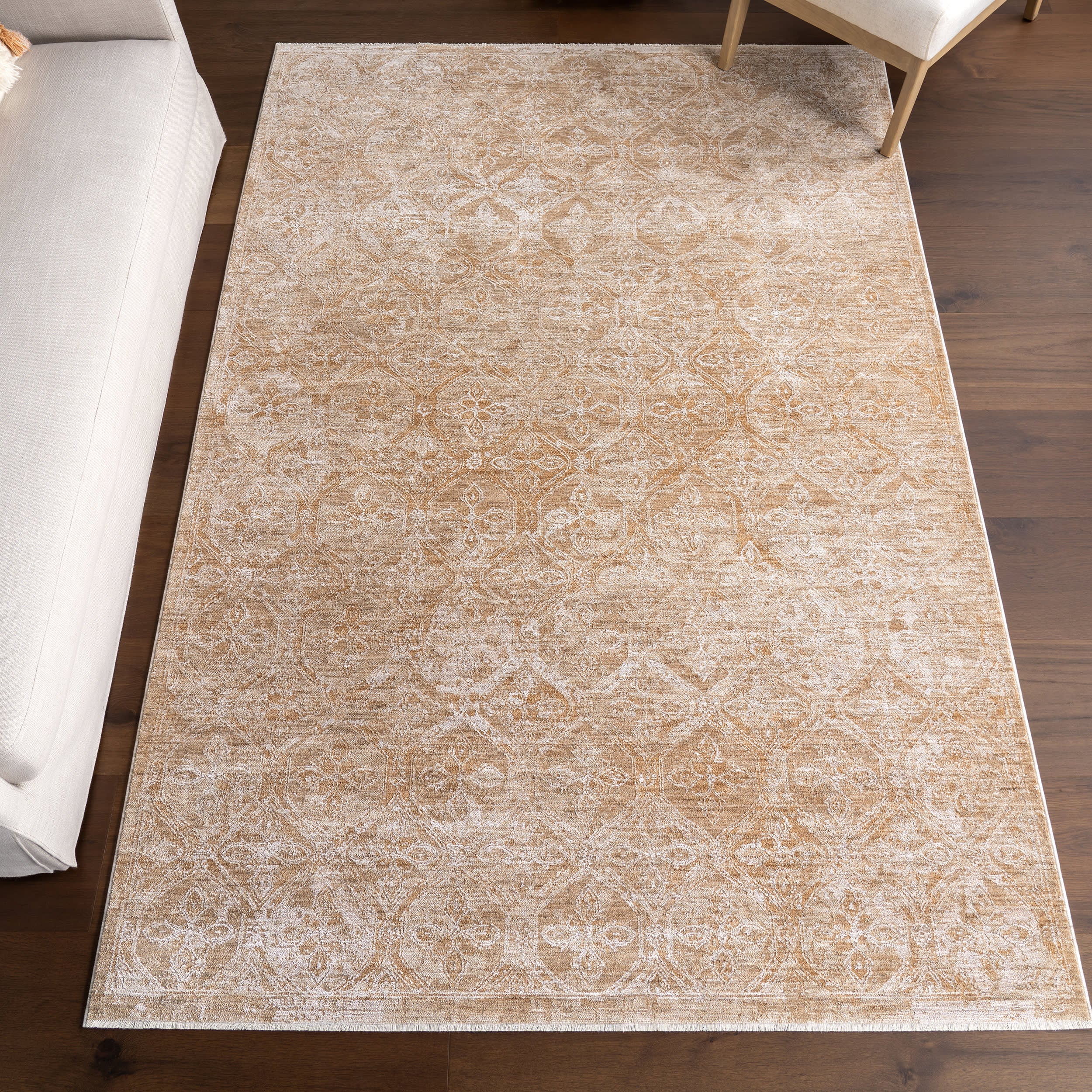 Sarahi Vintage Rug | Light Brown