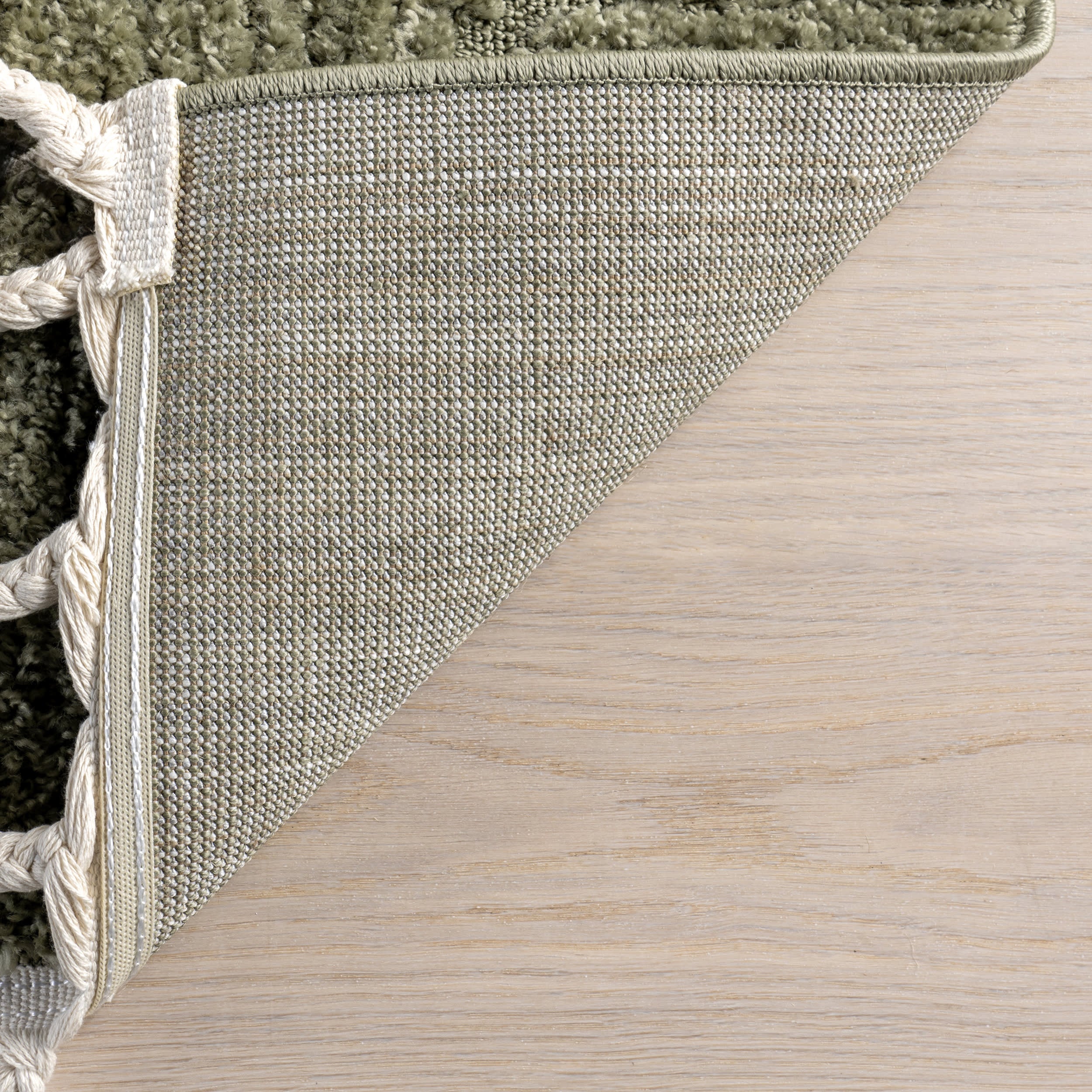 Shafali Tiled Trellis Rug | Green