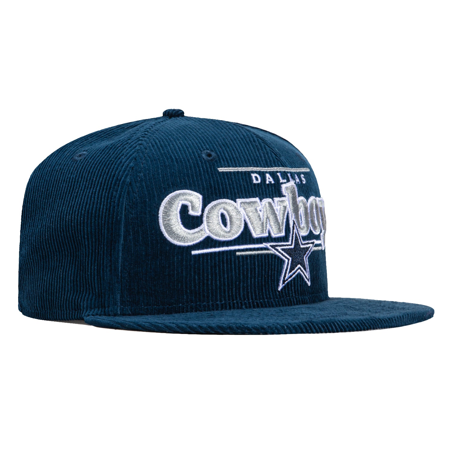 New Era 9Fifty Dallas Cowboys Display Corduroy Snapback Hat - Navy