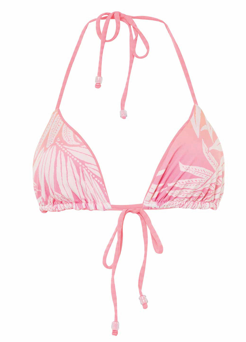 Maaji Sea Pink Balmy Sliding Triangle Bikini Top