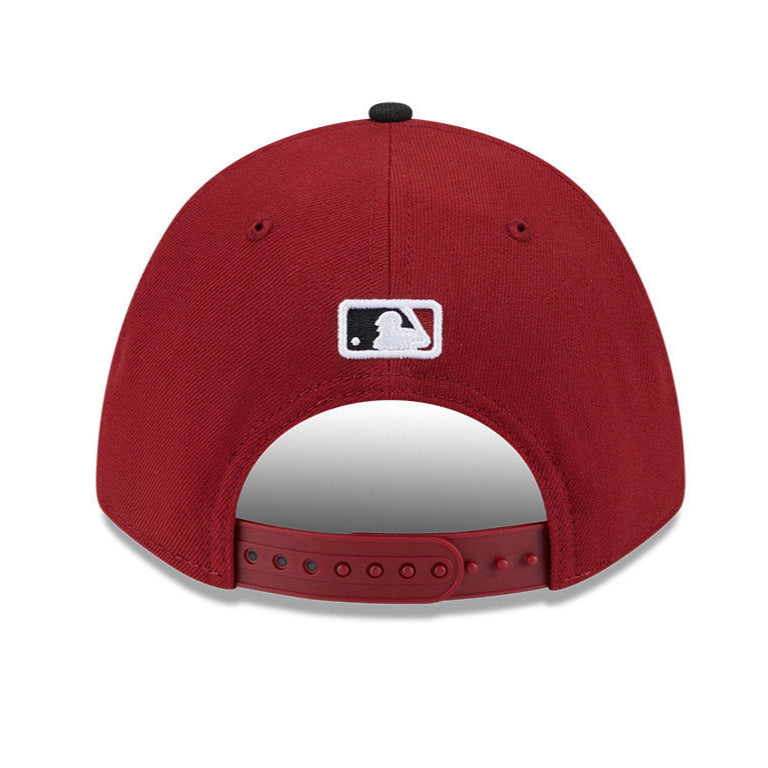 New Era 9Forty M-Crown Arizona Diamondbacks Snapback Game Hat - Sedona Red, Black