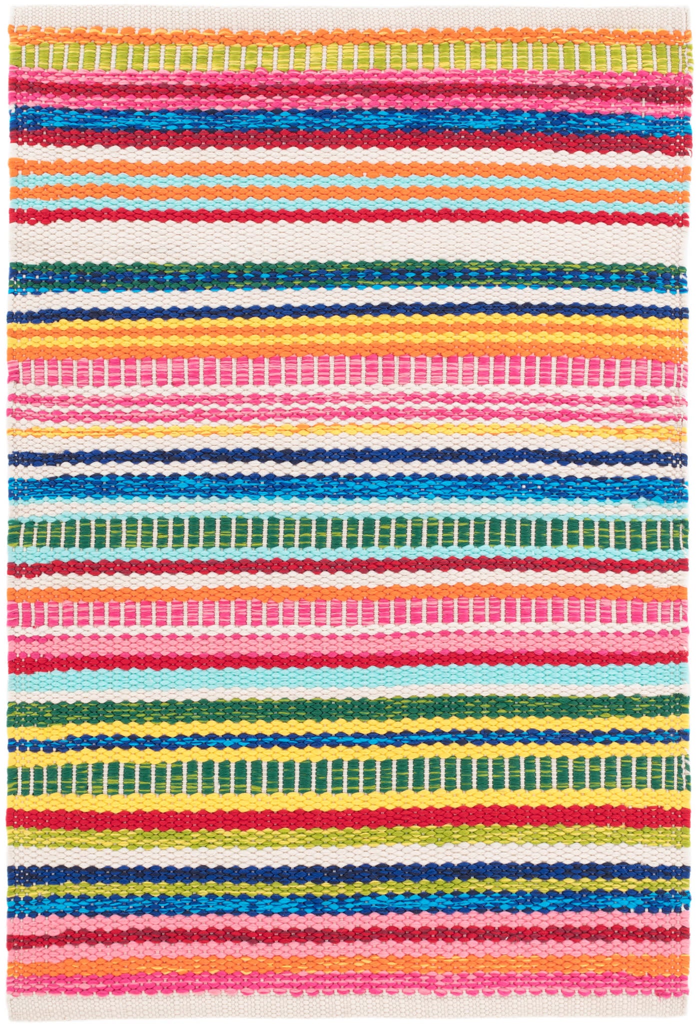 Bright Stripe Handwoven Indoor/Outdoor Rug