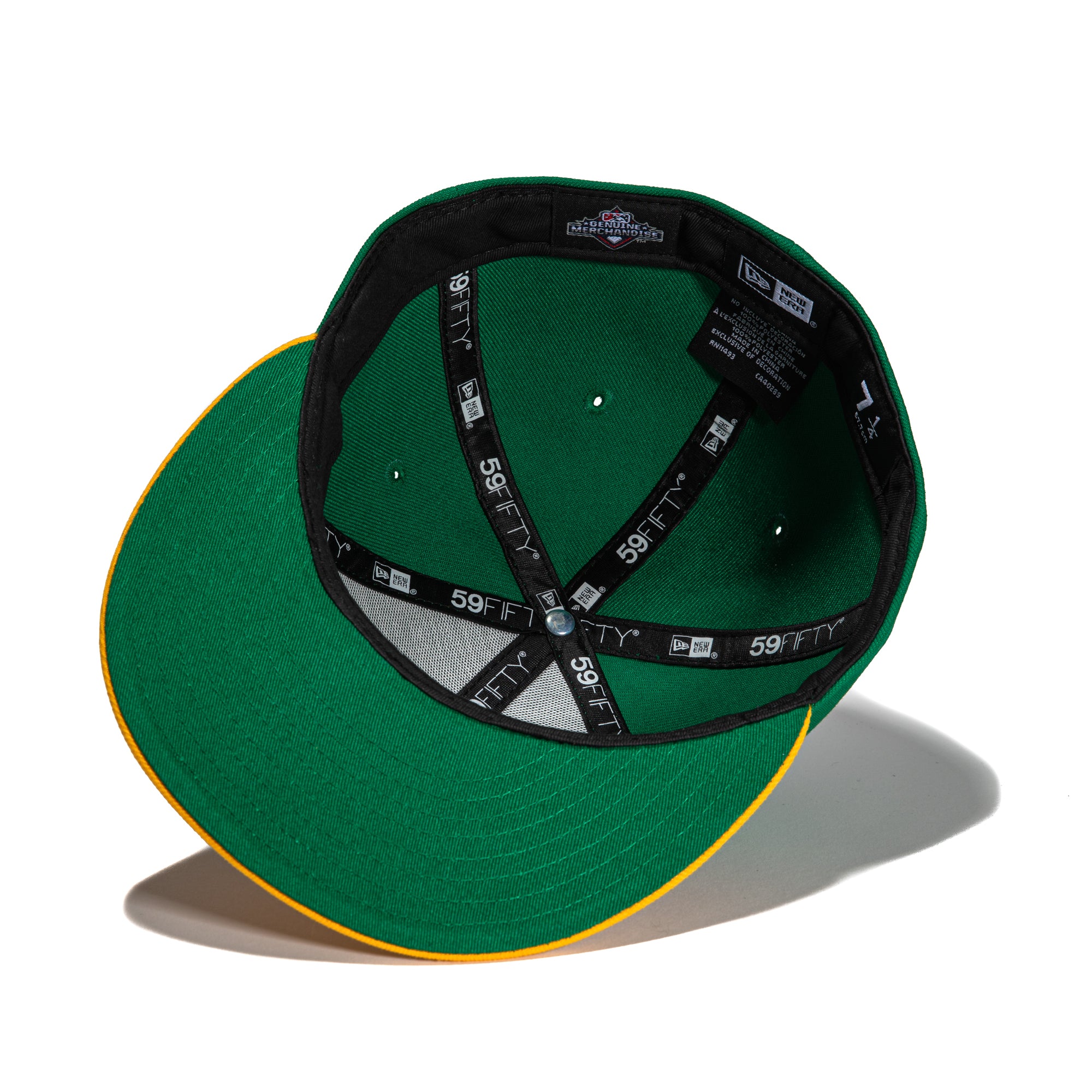 New Era 59Fifty Greensboro Hornets Hat - Kelly Green, Gold