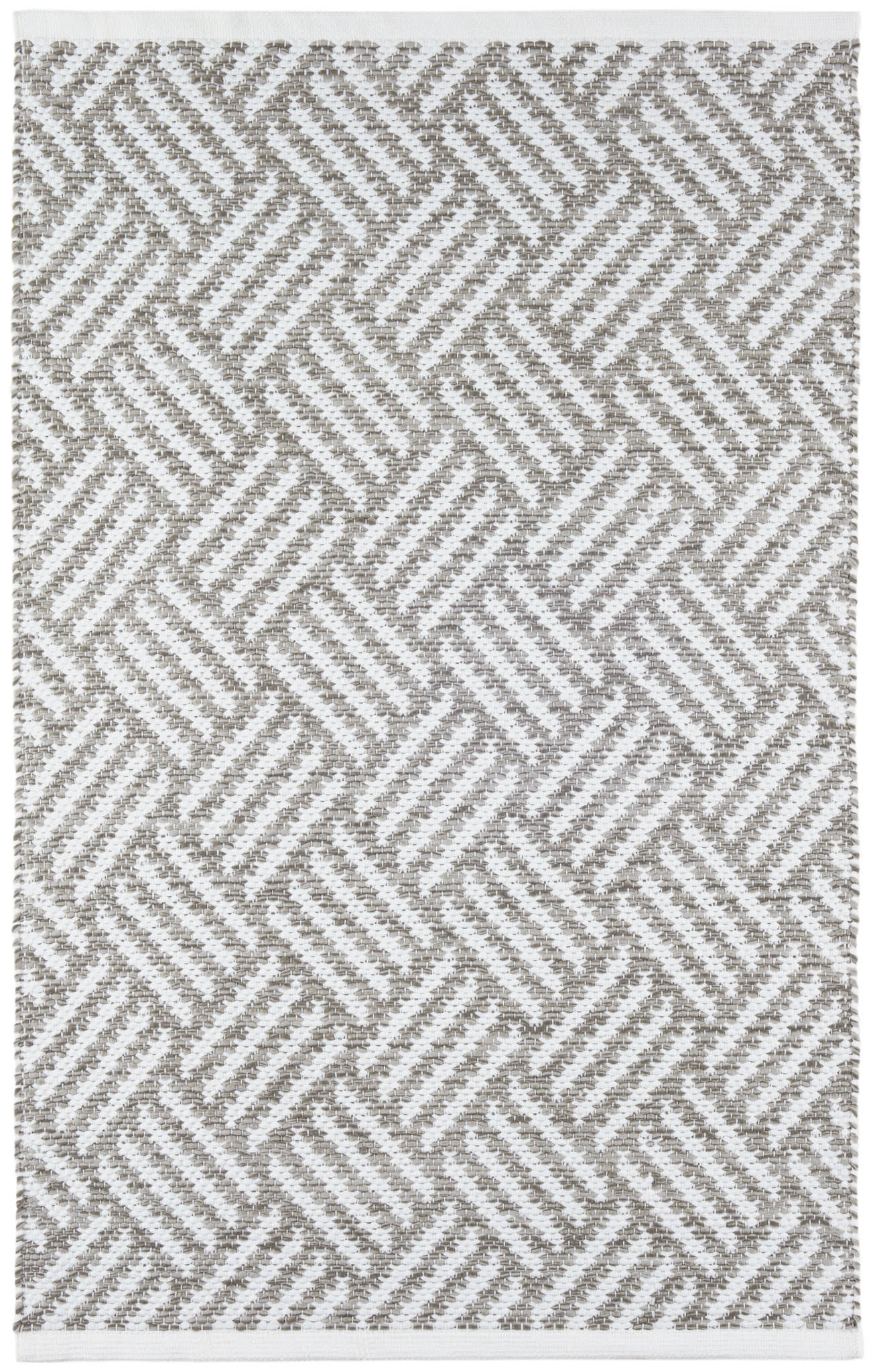 Crisscross Platinum Handwoven Indoor/Outdoor Rug