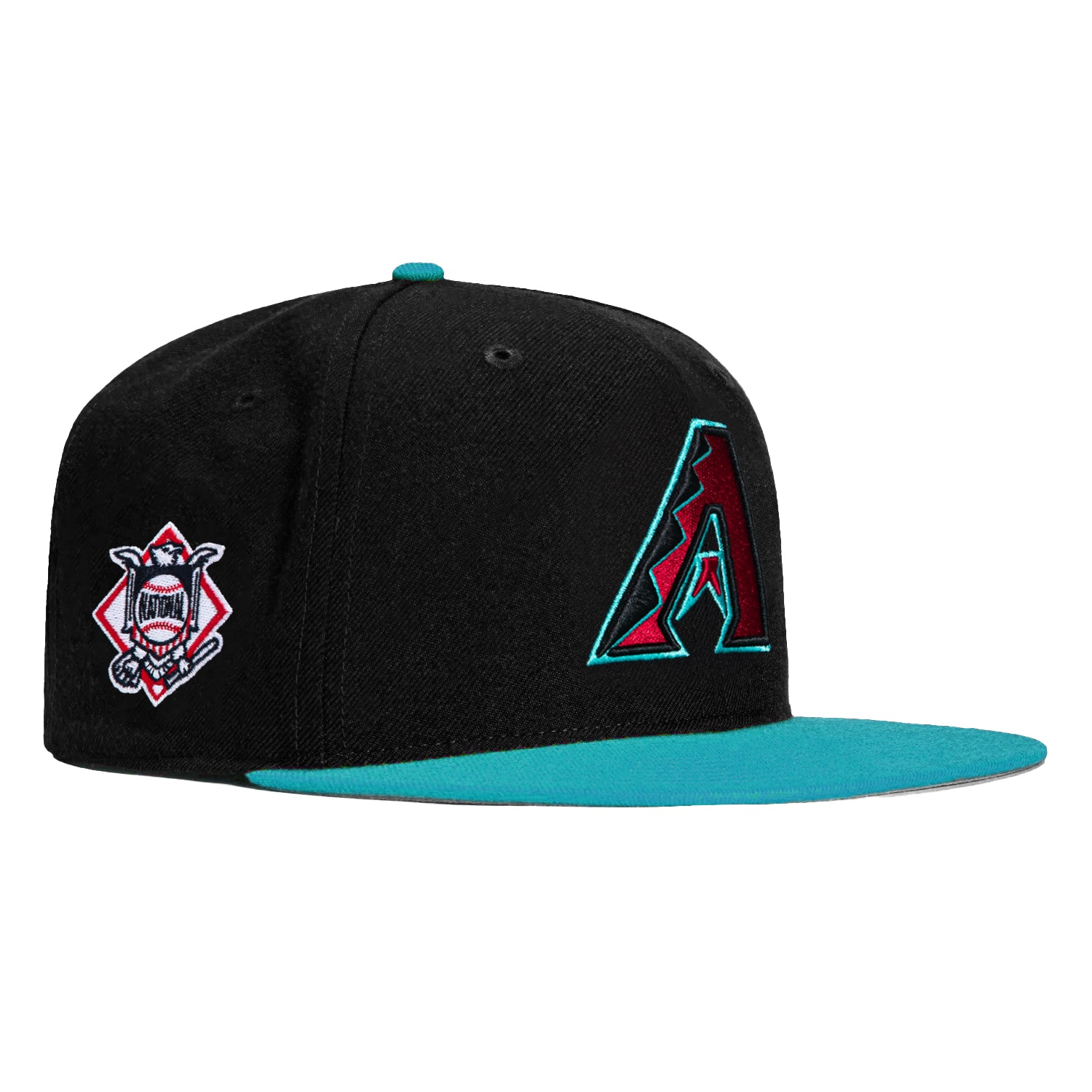 47 Brand Sureshot Captain Arizona Diamondbacks A Snapback Hat - Black, Teal