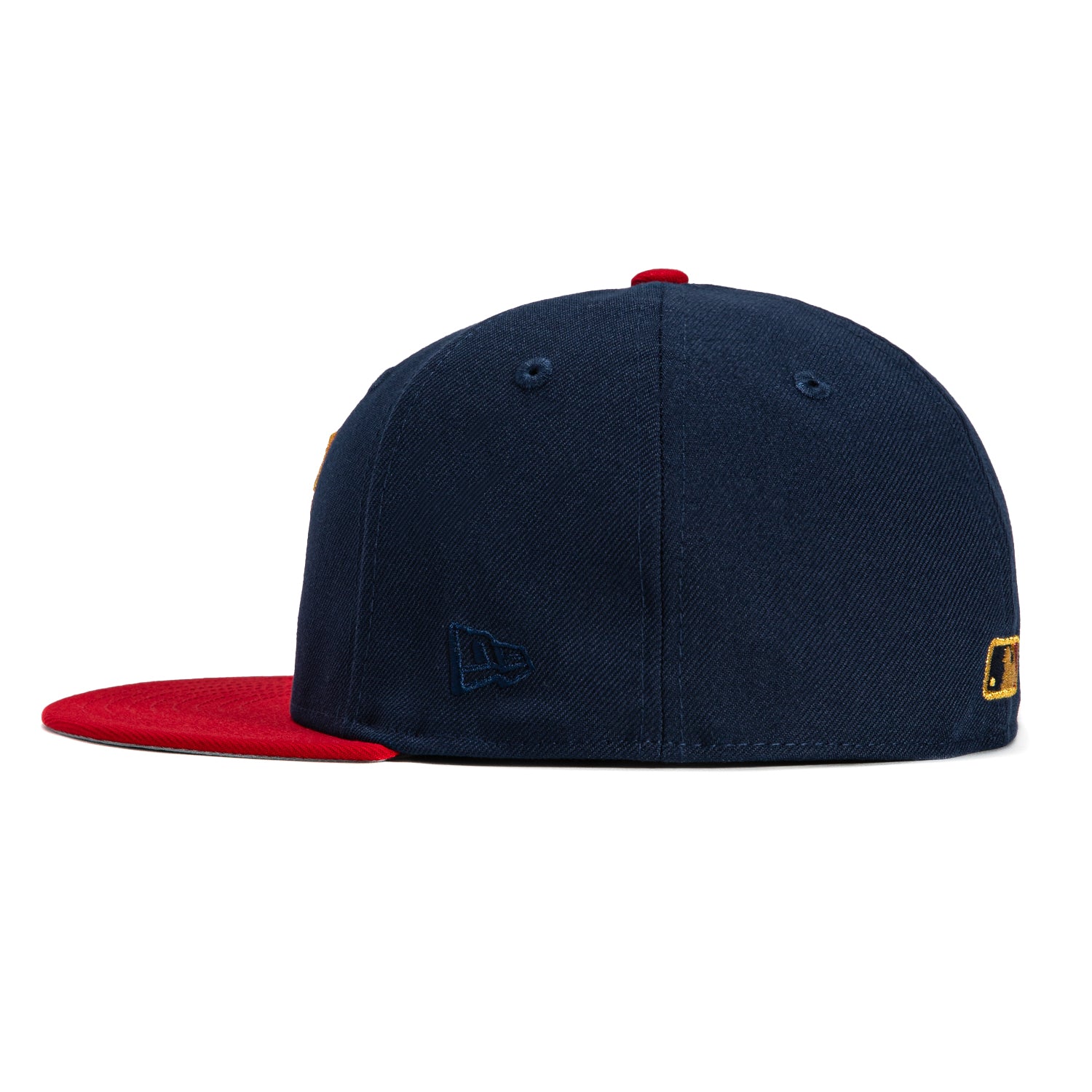 New Era 59Fifty Texas Rangers 2023 World Series Patch Hat - Navy, Red, Metallic Gold