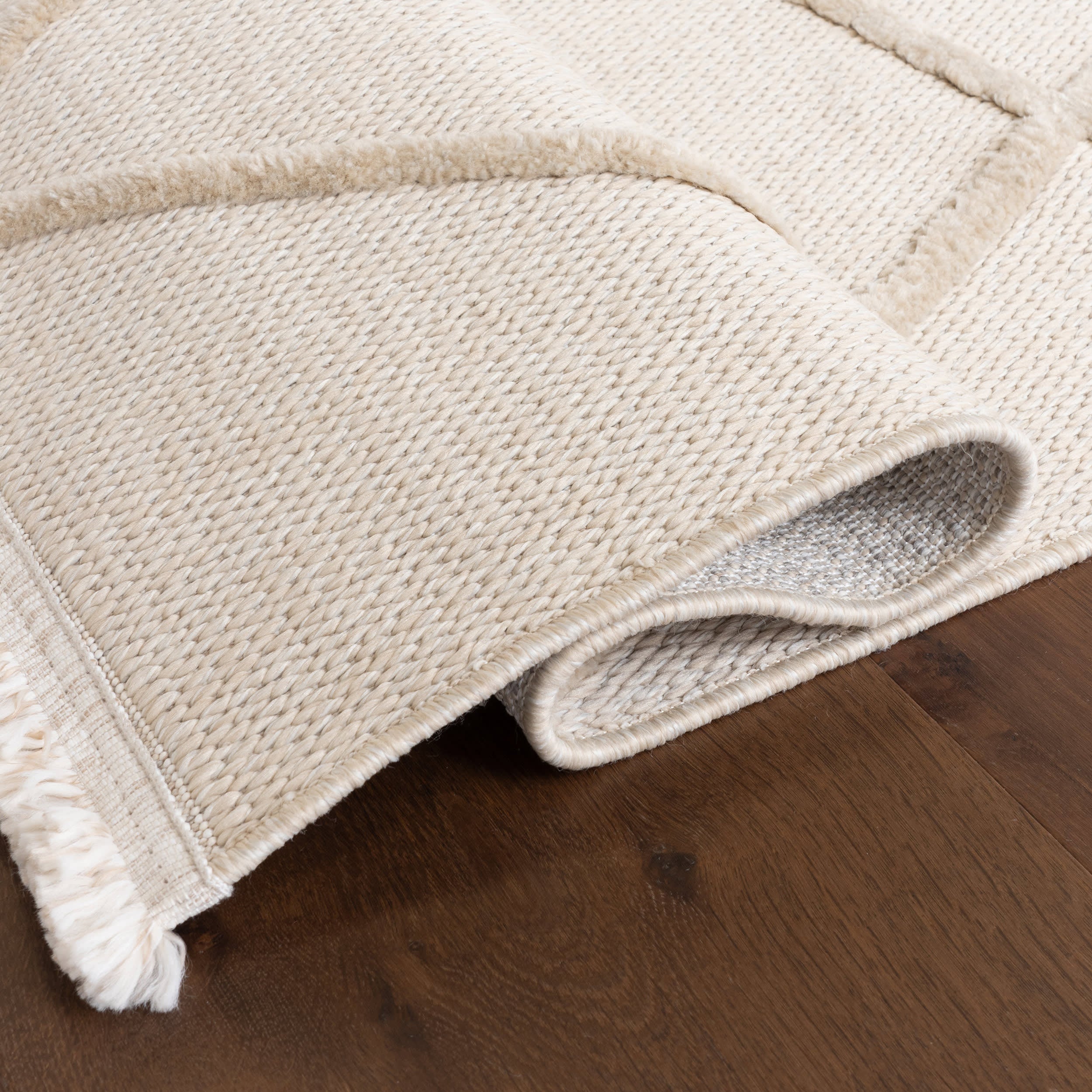 Parker Geometric Rug | Light Beige