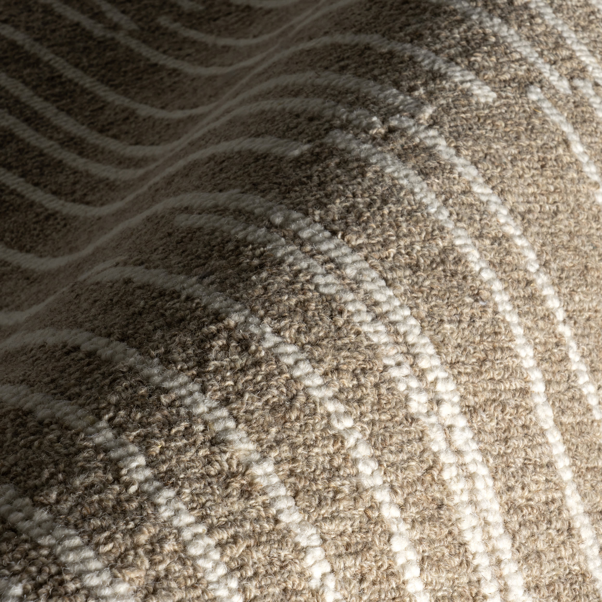 Inaya Striped Rug | Beige