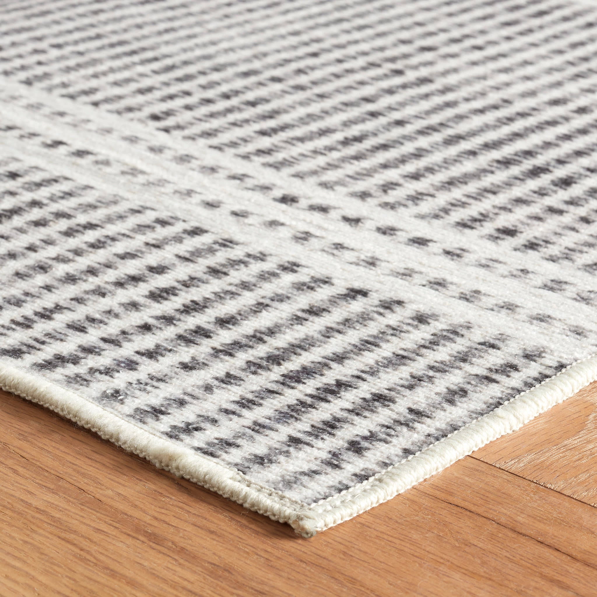 Malta Grey Machine Washable Rug