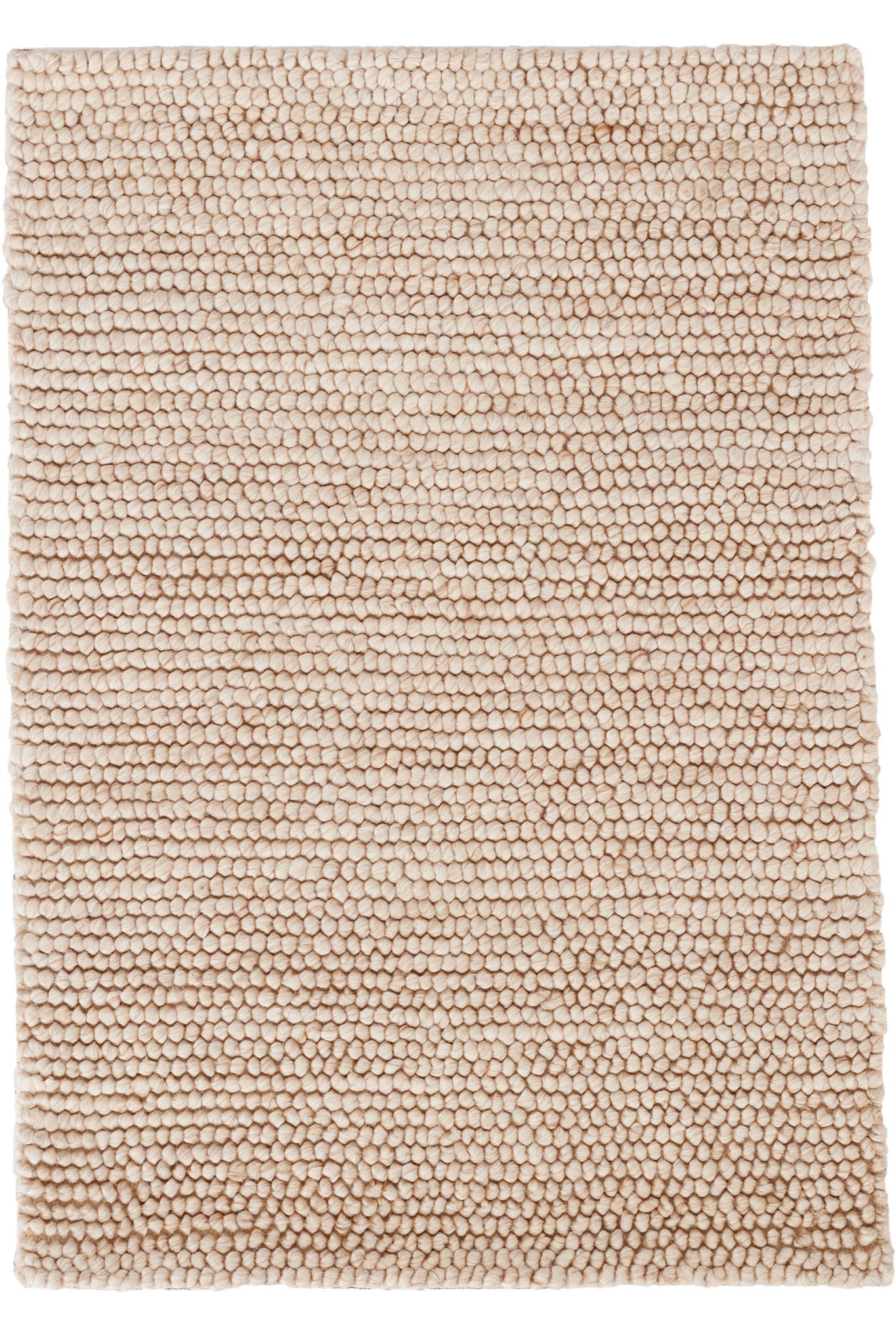 Niels Latte Handwoven Wool/Viscose Rug