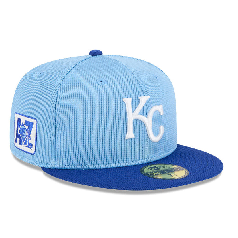 New Era 59Fifty Kansas City Royals 2025 Spring Training Patch Hat - Light Blue, Royal