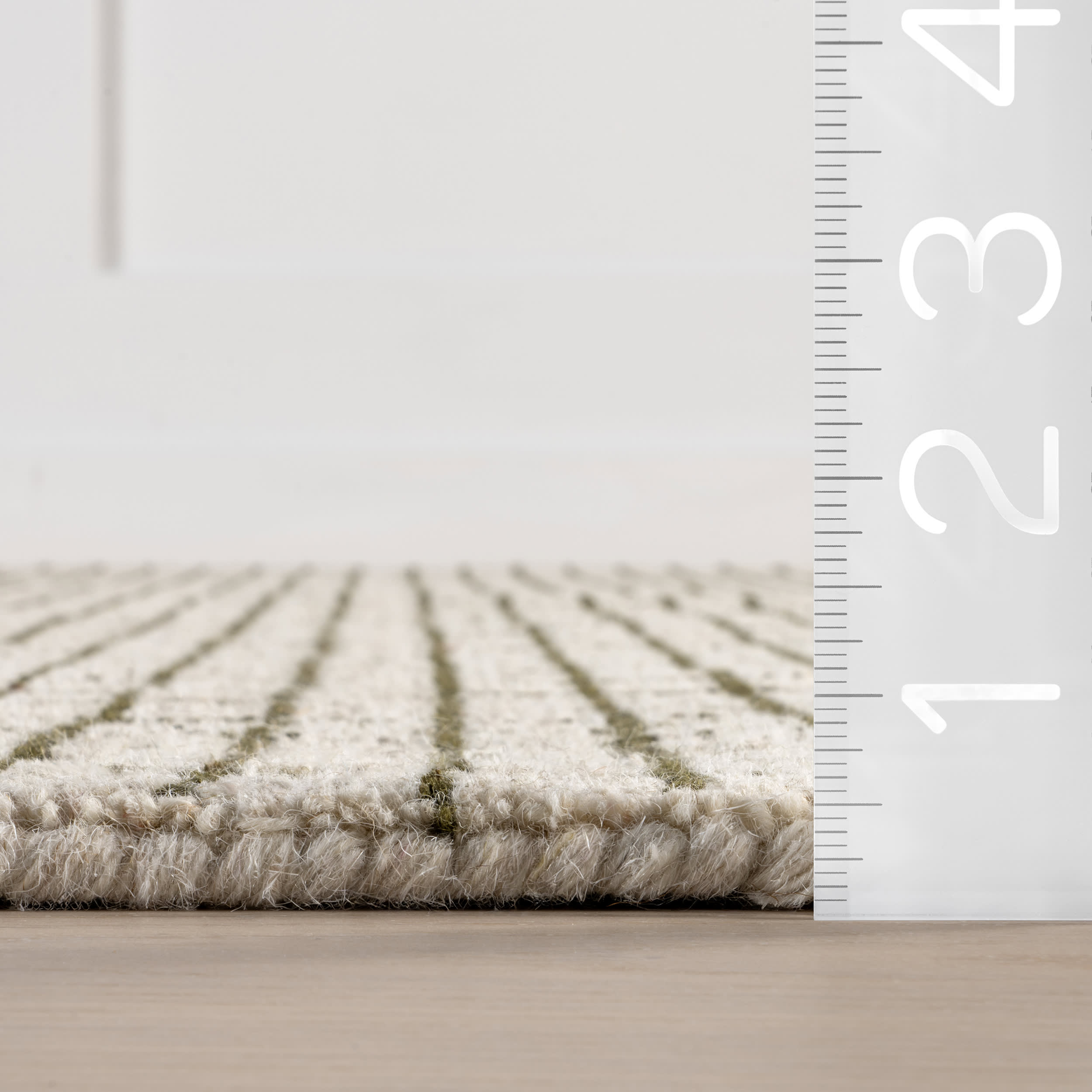 Melrose Checked Rug | Green