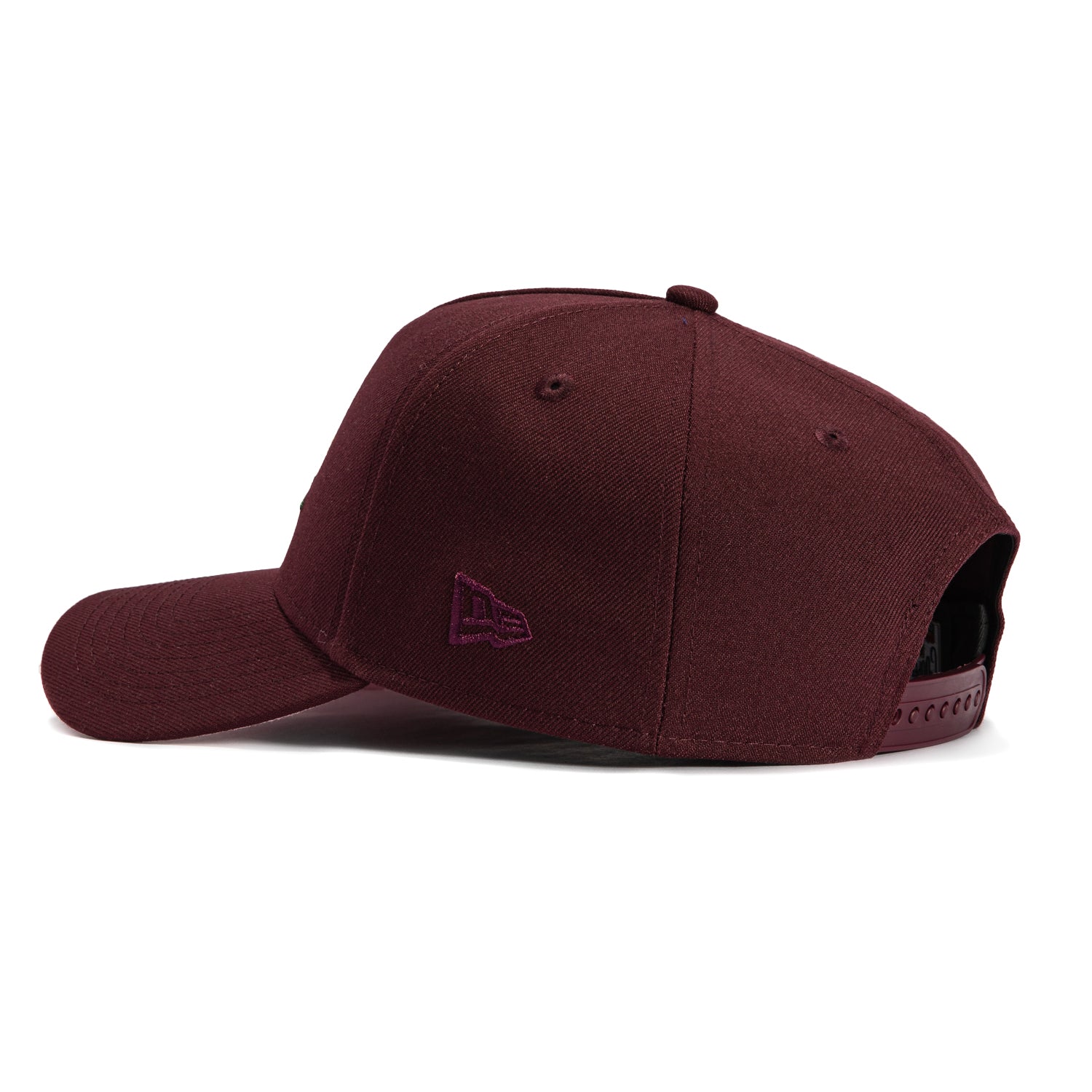 New Era 9Forty A-Frame Valentine's Day Los Angeles Dodgers 1963 World Series Patch Snapback Rose Hat - Maroon