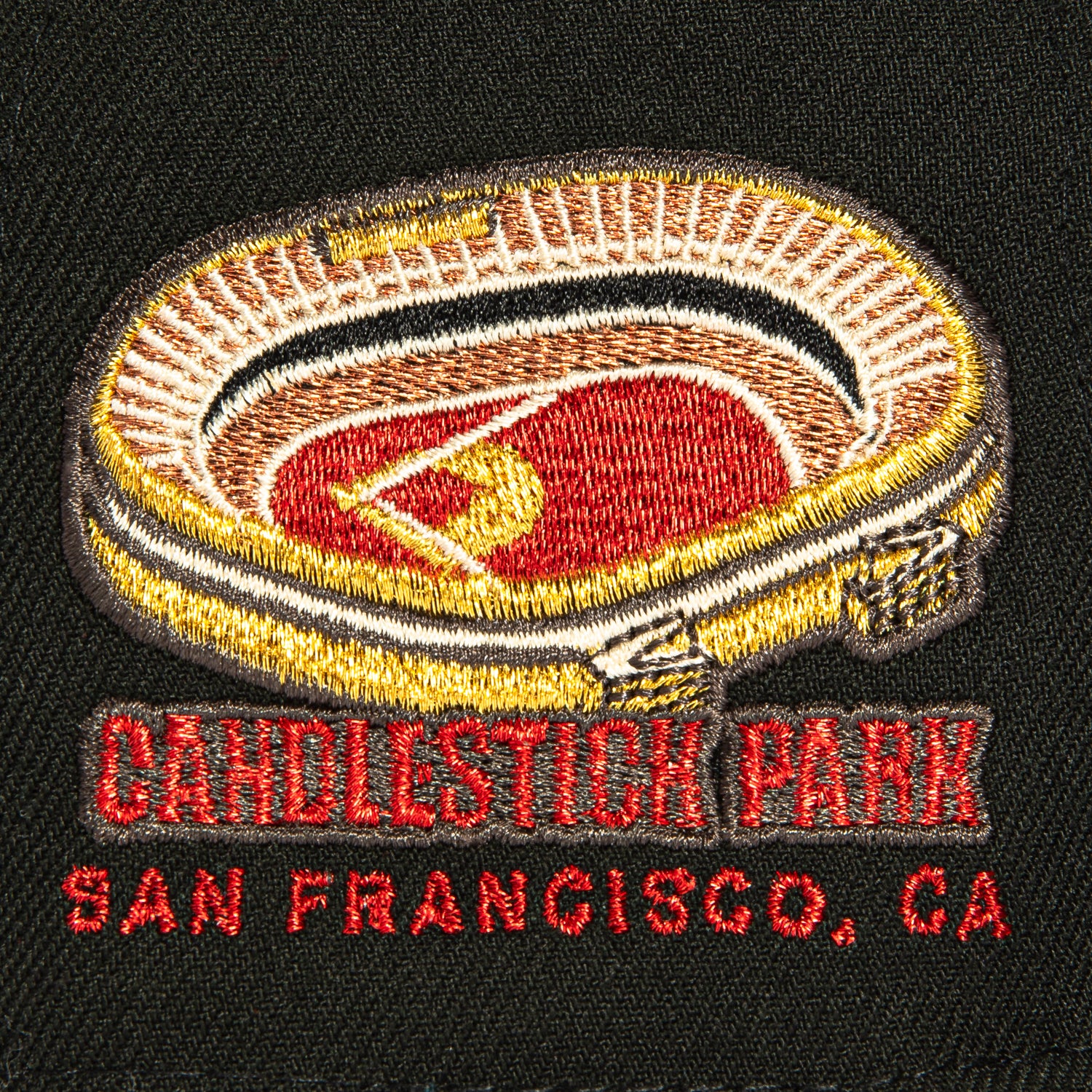 New Era 59Fifty Valentine's Day San Francisco Giants Candlestick Park Patch Hat - Black, Brown