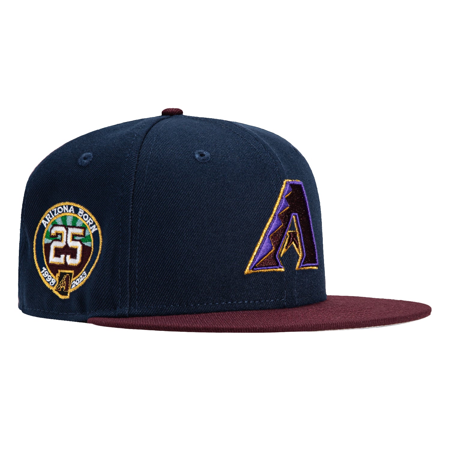 New Era 59Fifty Arizona Diamondbacks 25th Anniversary Patch A Hat - Navy, Maroon