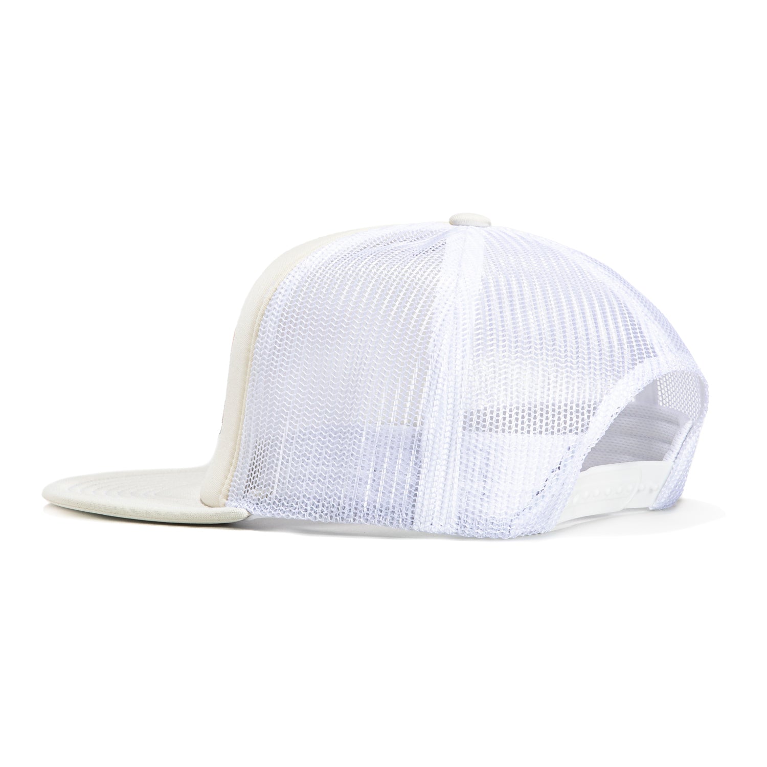 Brixton Barona Mesh Snapback Trucker Foam Hat - White