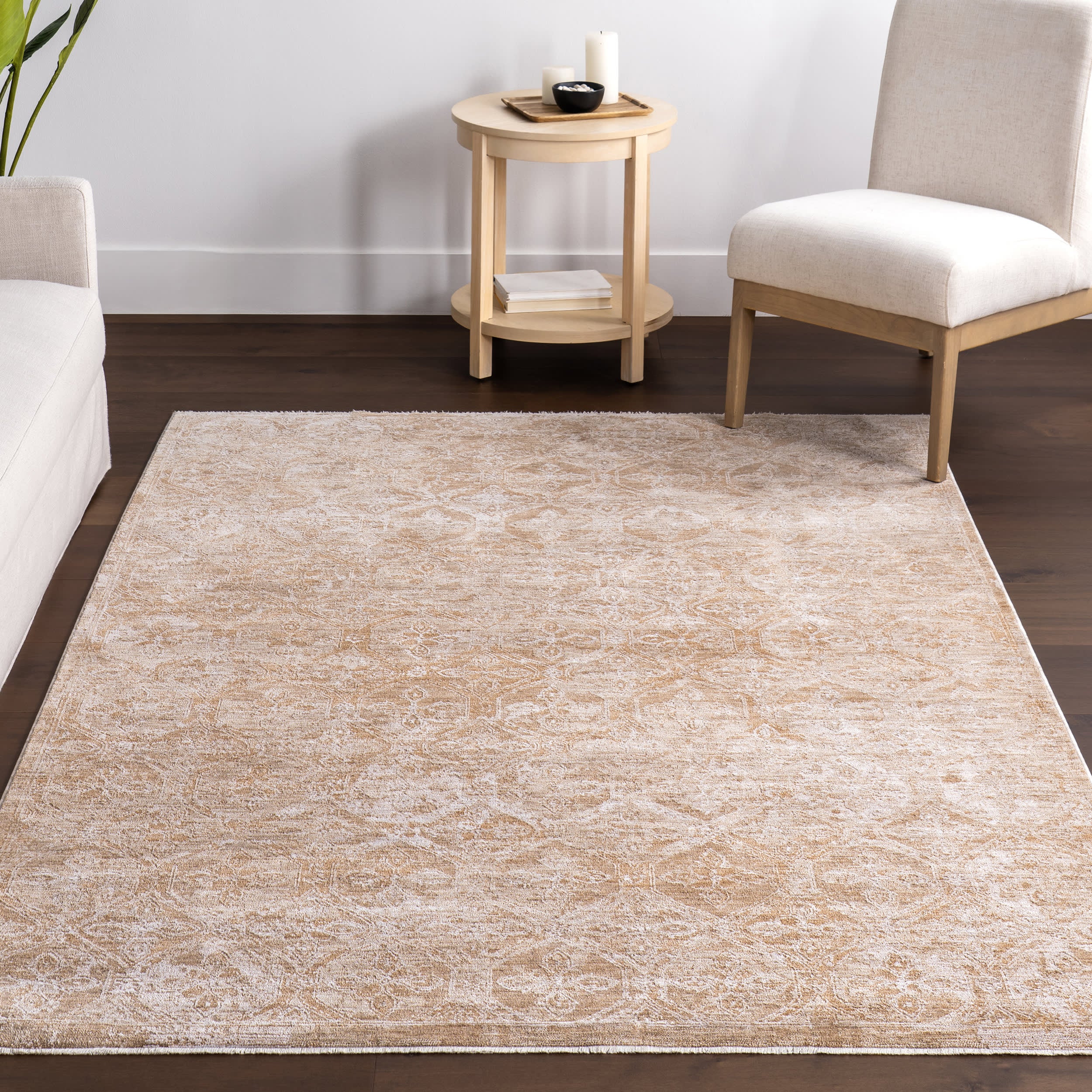 Sarahi Vintage Rug | Light Brown