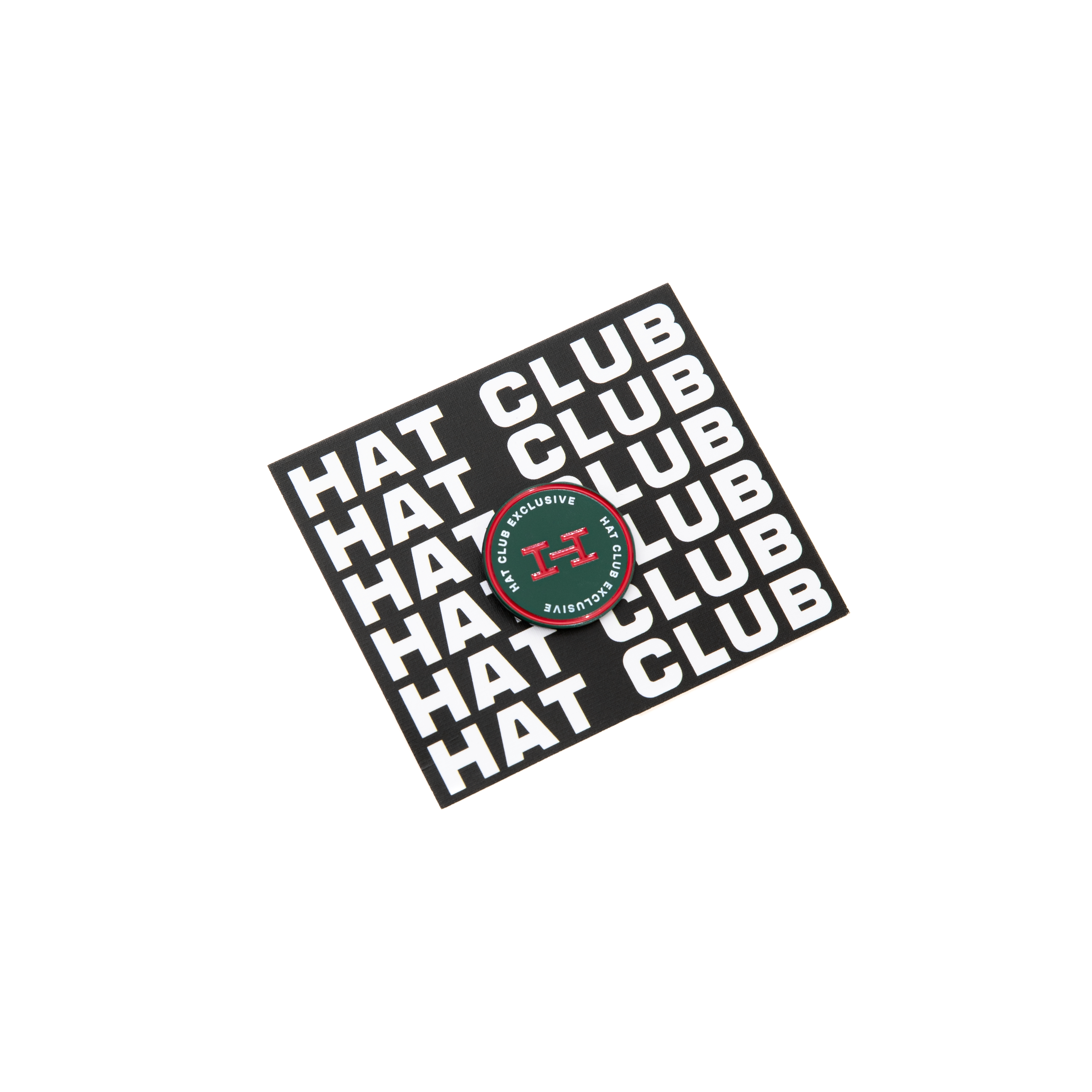 Hat Club Exclusive H Logo Pin - Green, Red