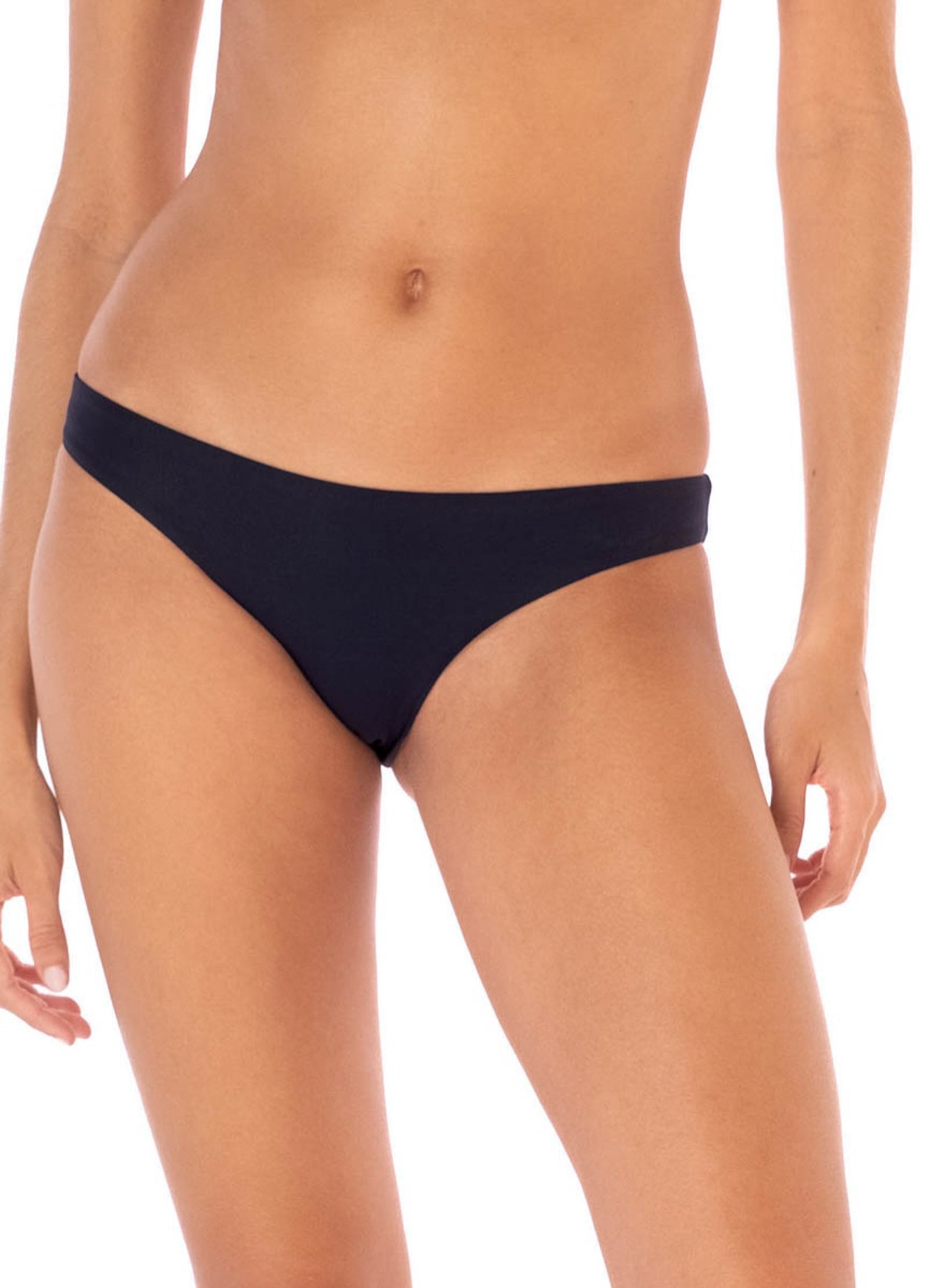 Maaji Blue Deep Flirt Low Rise Thin Side Bikini Bottom