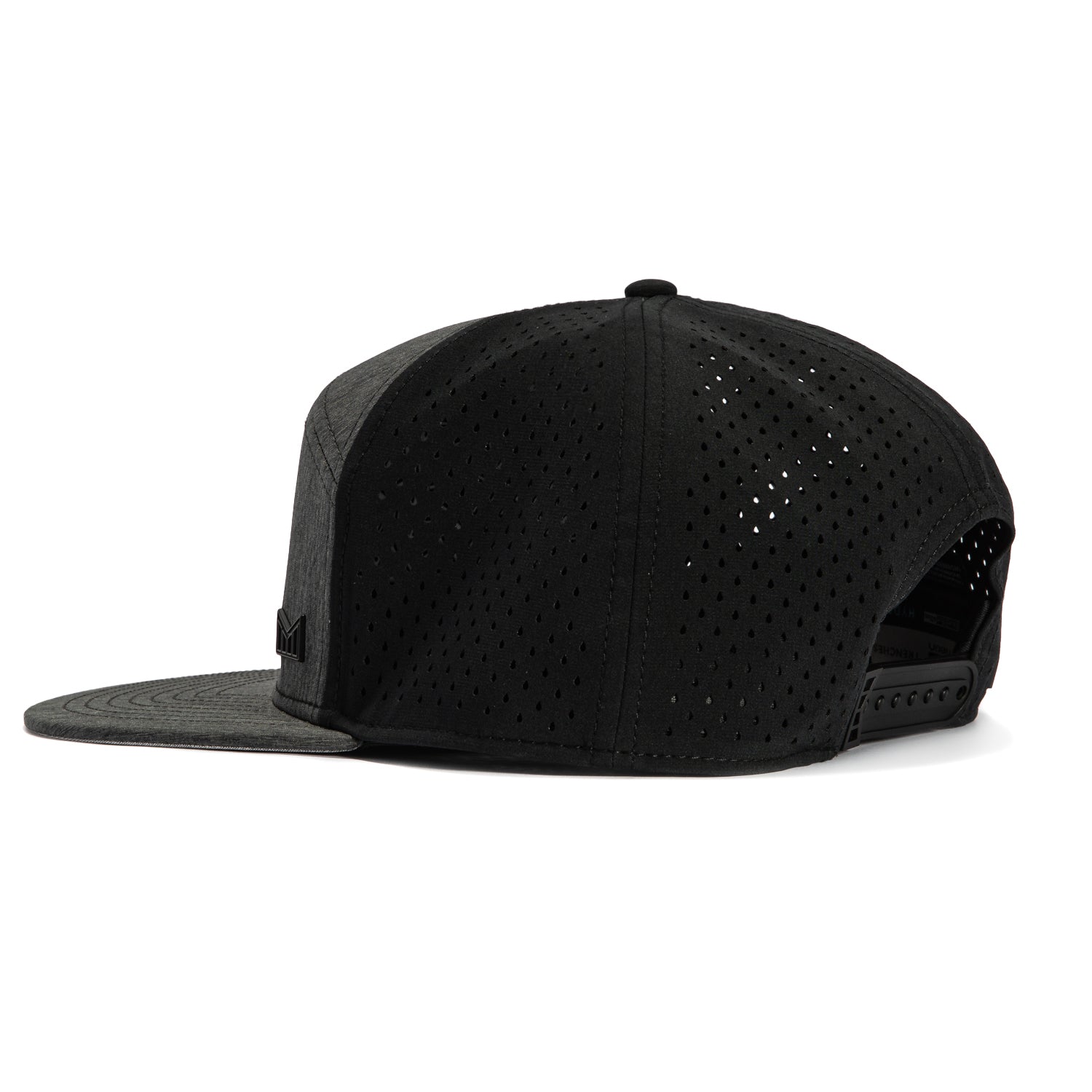 Melin Trenches Icon Hydro Snapback XL Hat - Heather, Black