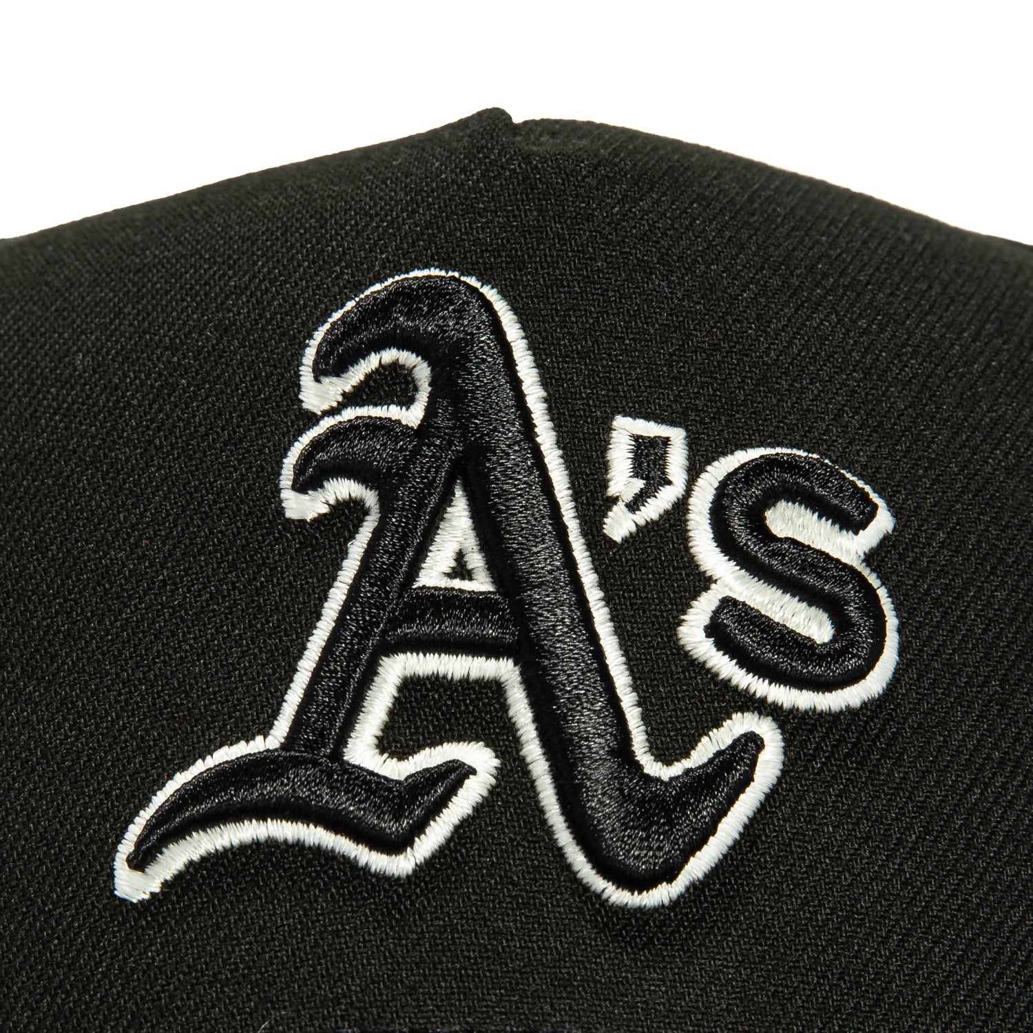 New Era 9Forty A-Frame Oakland Athletics 50th Anniversary Patch Snapback Hat - Black, White