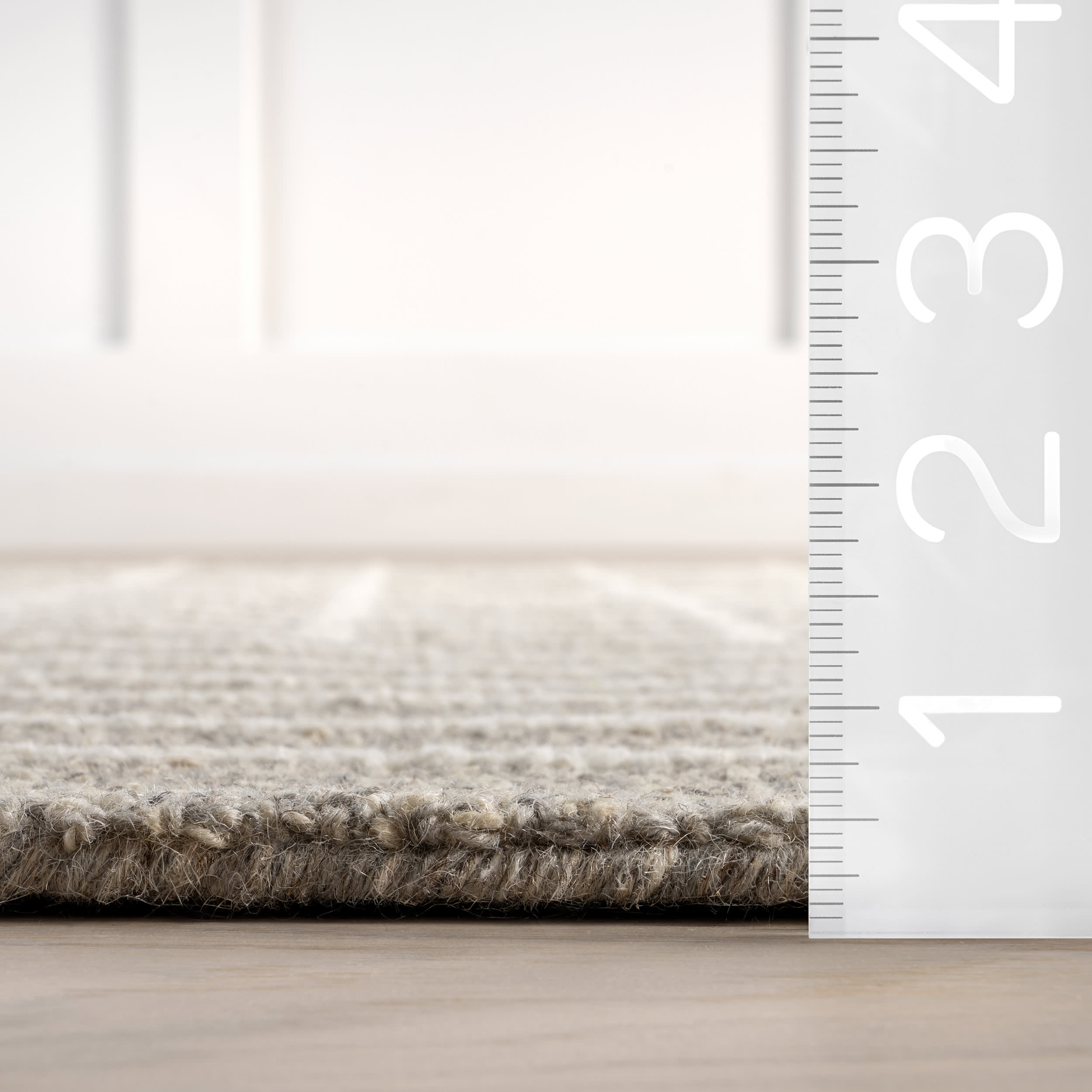 Xyla Striped Rug | Grey