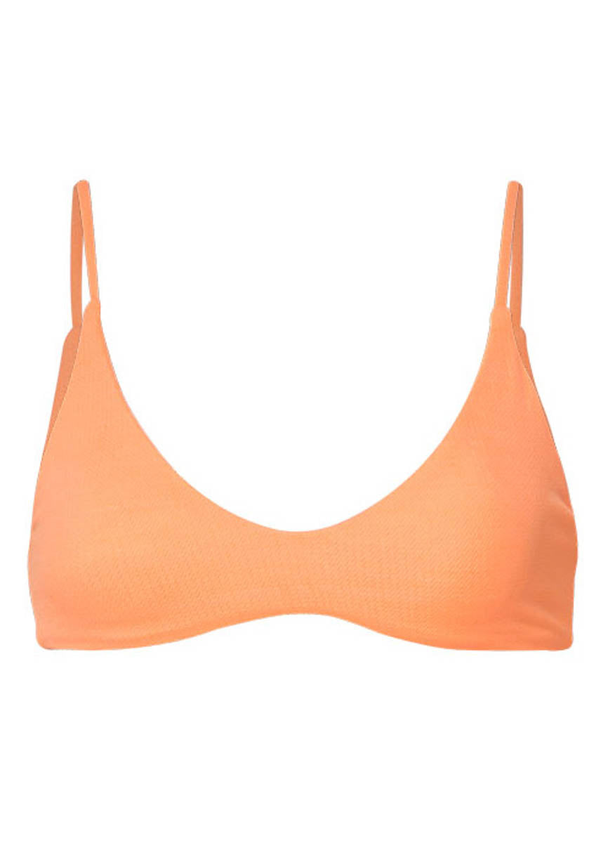 Maaji Vibrant Apricot Liberties Classic Bralette Bikini Top