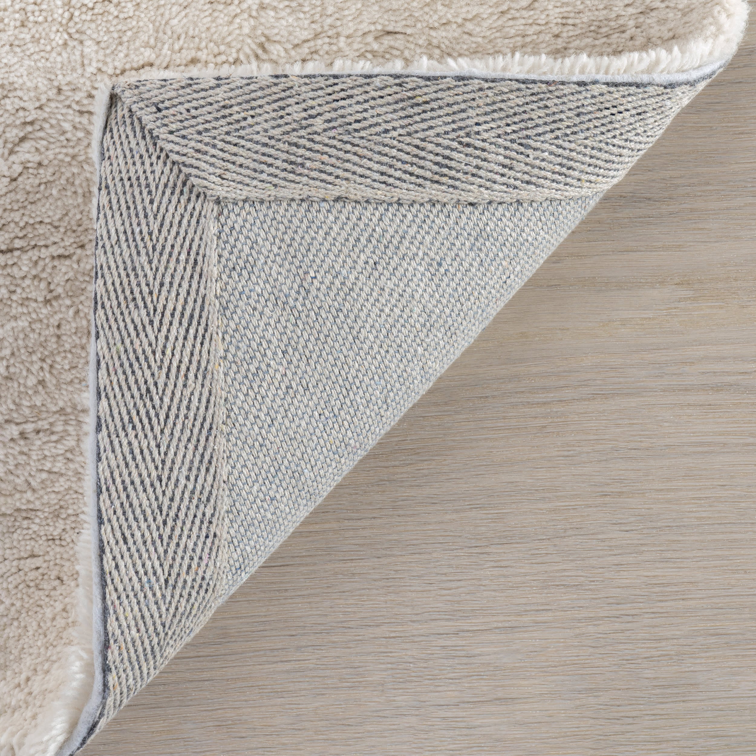 Gaia New Zealand Wool Shag Rug | Ivory