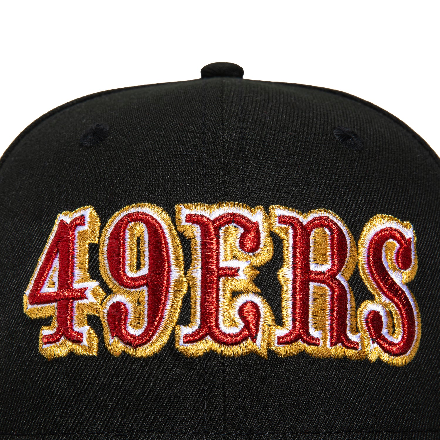 New Era 59Fifty San Francisco 49ers 30th Anniversary Champions Patch Hat - Black, Red, Metallic Gold