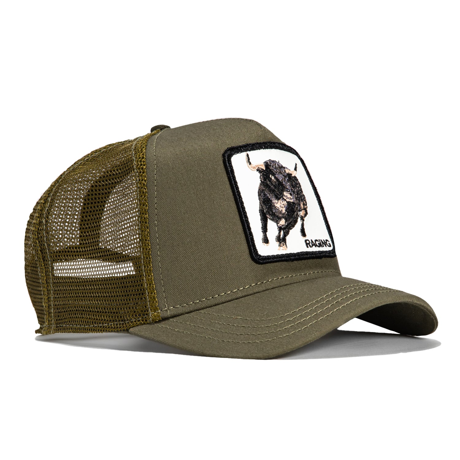 Goorin Bros Rager Adjustable Trucker Hat - Olive