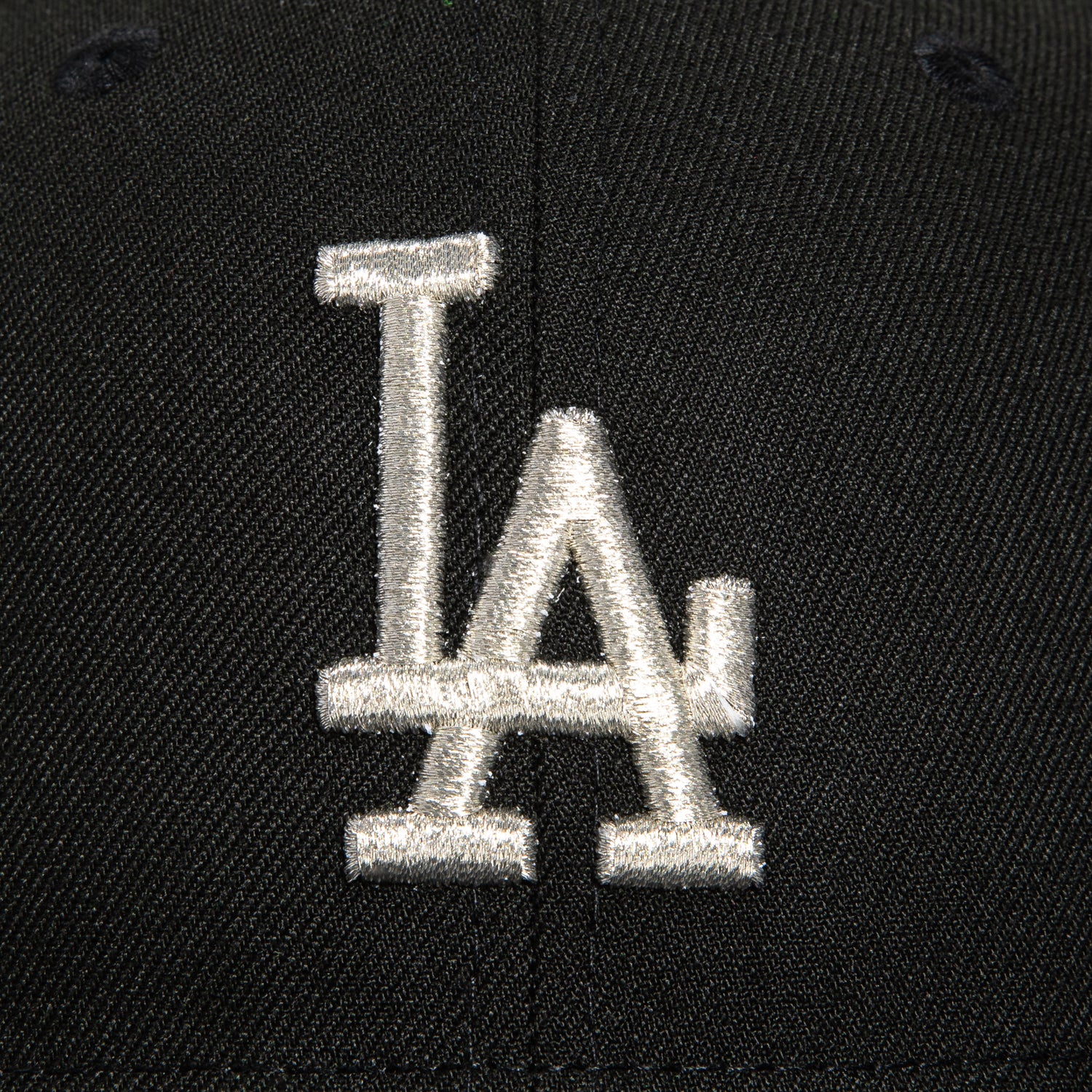 New Era 59Fifty Los Angeles Dodgers 50th Anniversary Stadium Patch Hat - Black, Metallic Silver