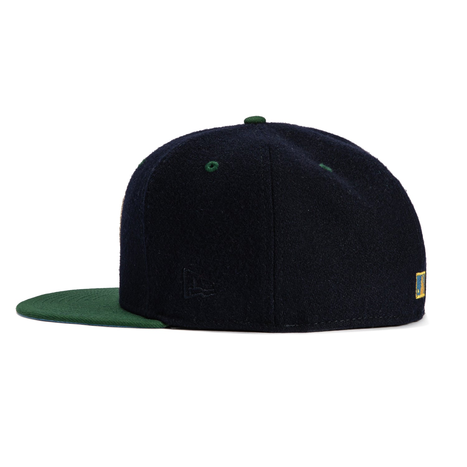 New Era 59Fifty Melton Seattle Mariners 2023 All Star Game Patch Logo Hat - Navy, Green