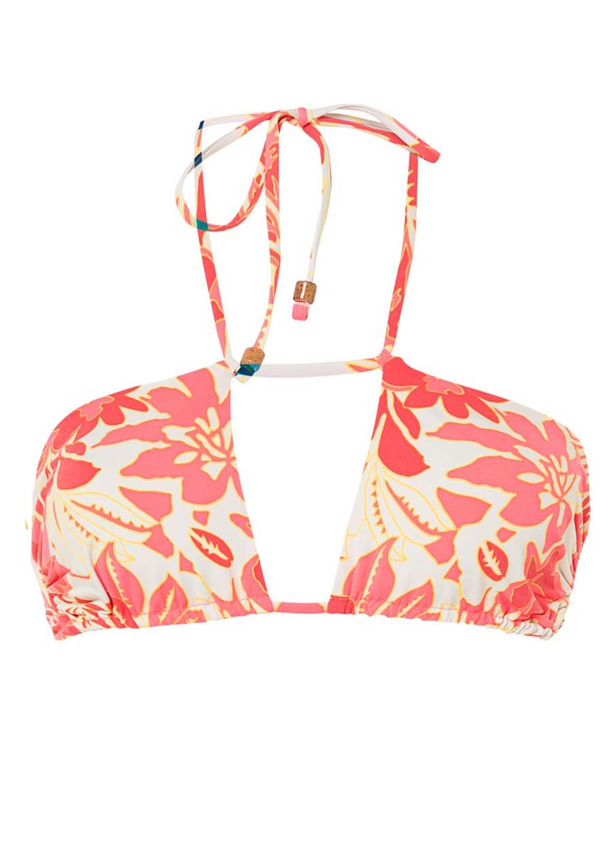 Maaji Abstract Garden Ronnie Strapless Bandeau Bikini Top