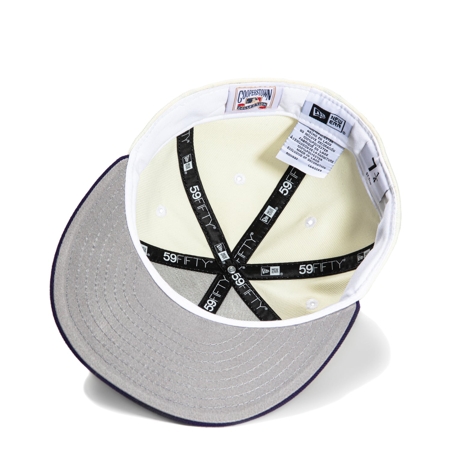 New Era 59Fifty White Dome Arizona Diamondbacks 20th Anniversary Patch D Hat - White, Purple